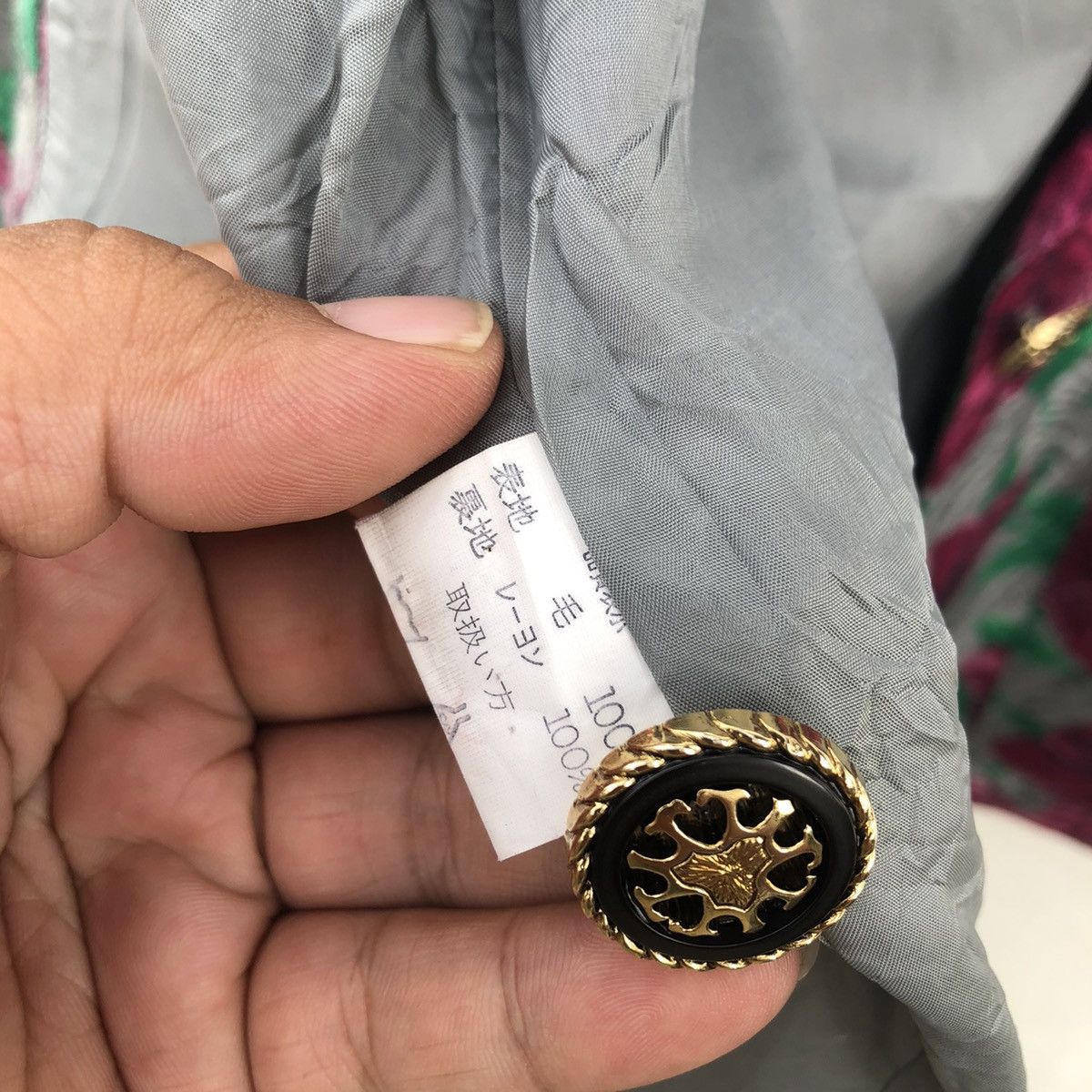 Japanese Brand VINTAGE JEAN CHALET JACKET FULL PRINT FLOWER Size US M / EU 48-50 / 2 - 10 Thumbnail