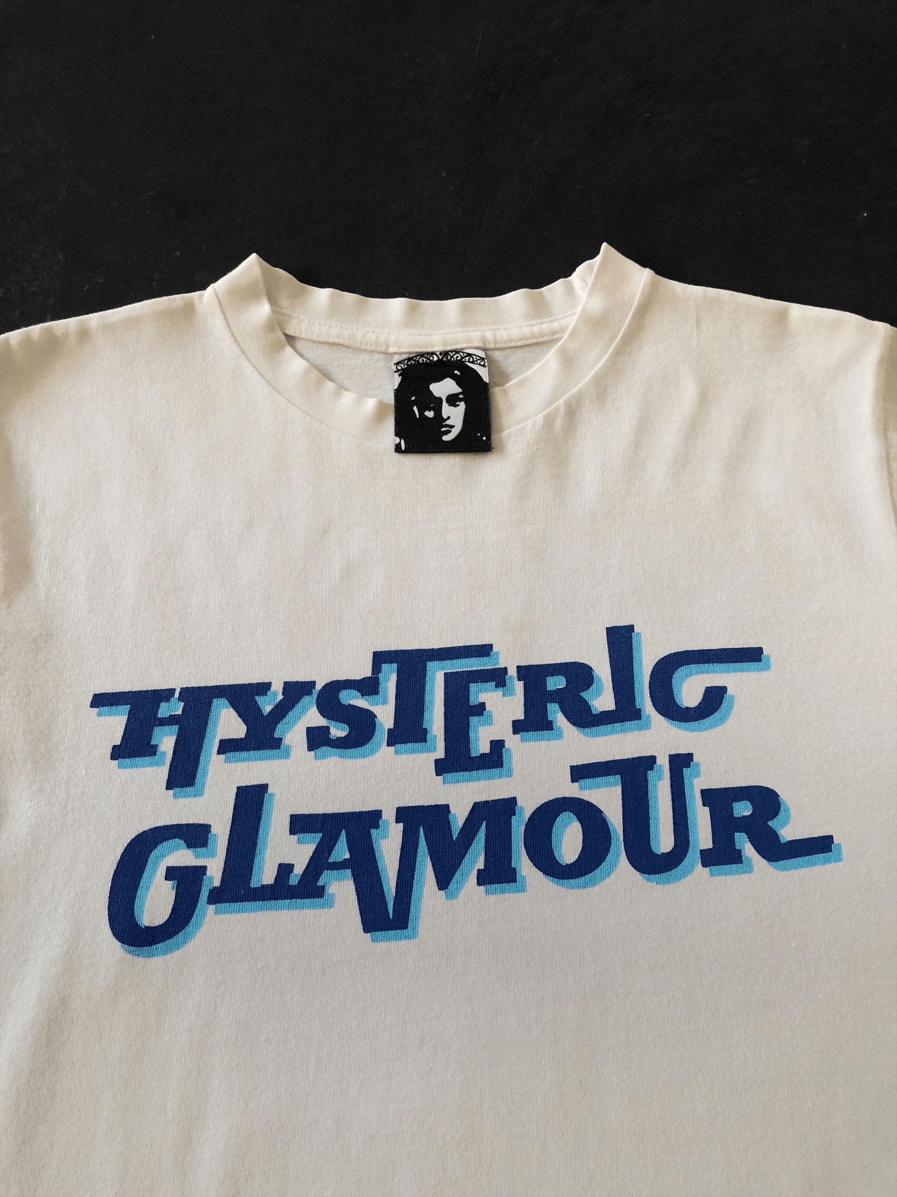Hysteric Glamour RARE🔥HYSTERIC GLAMOUR HG OVERPRINT SPELLOUT TEE Size US M / EU 48-50 / 2 - 3 Thumbnail