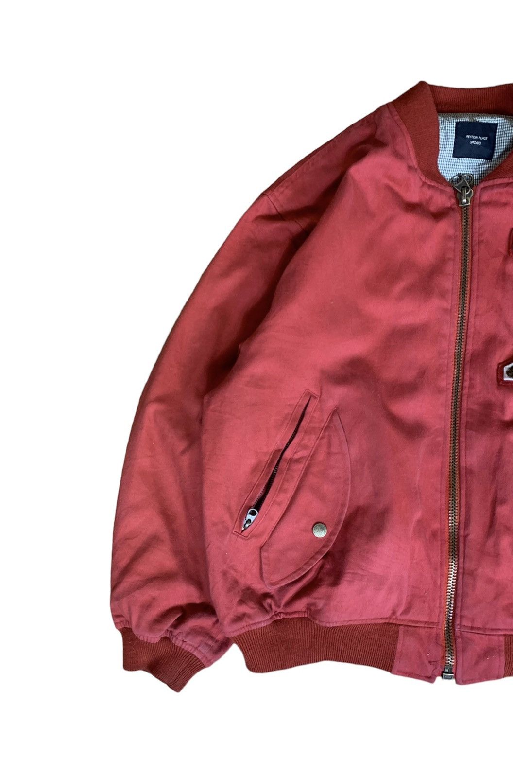 Japanese Brand × PPFM Rare Peyton Place Bomber Jacket Red Colour Size US M / EU 48-50 / 2 - 2 Thumbnail