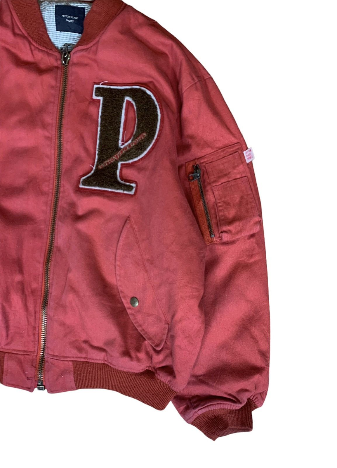 Japanese Brand × PPFM Rare Peyton Place Bomber Jacket Red Colour Size US M / EU 48-50 / 2 - 3 Thumbnail
