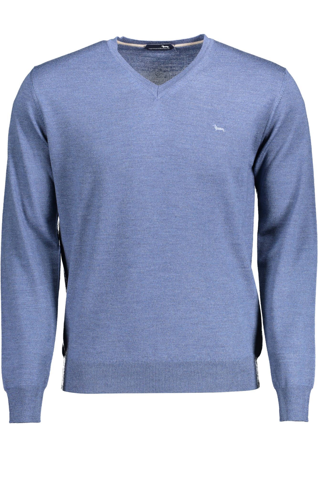 Harmont & Blaine Blue Cotton Men Sweater main image 1