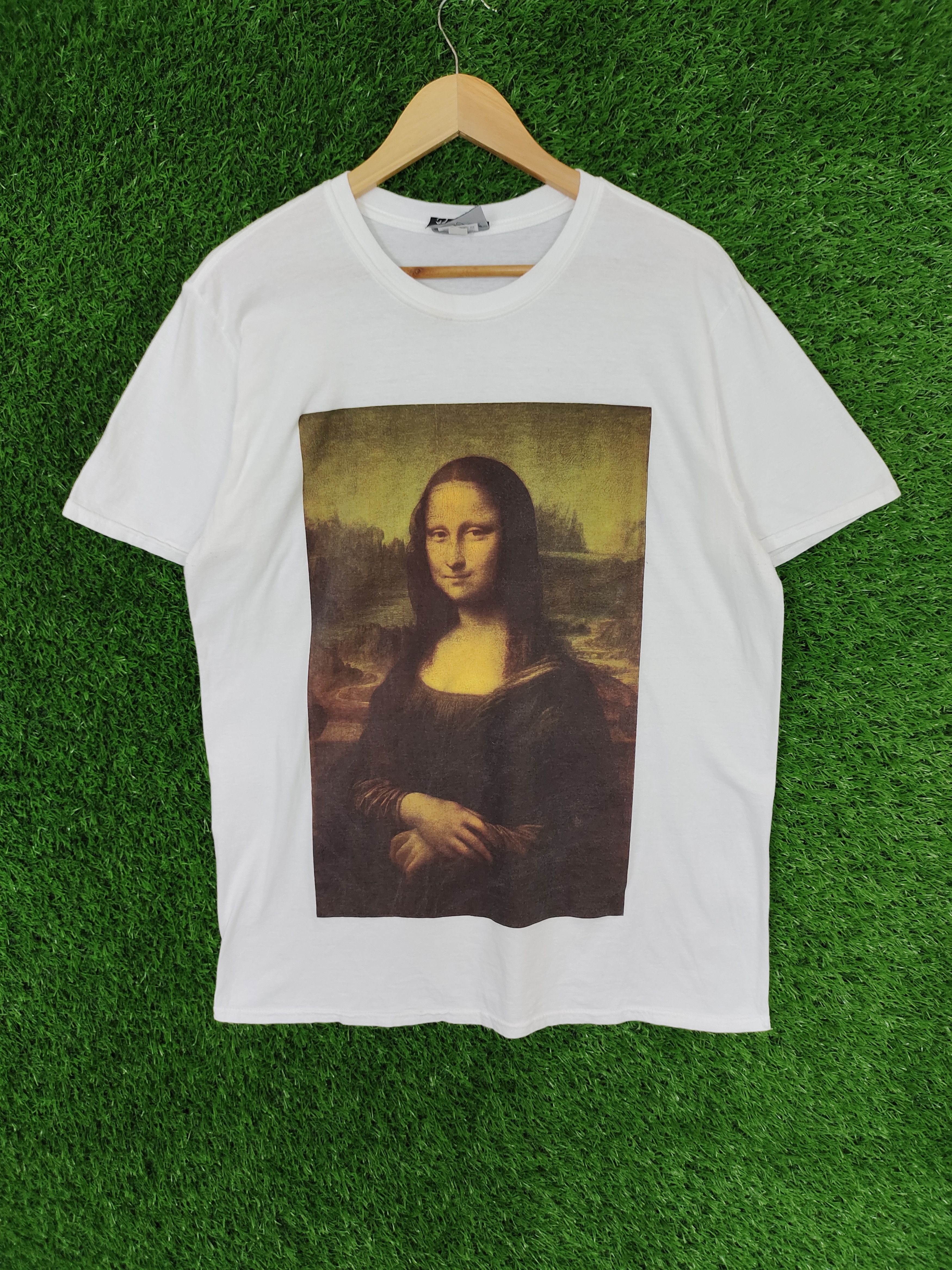 Other Vintage 90s Mona Lisa By Leonardo da Vinci Art T-Shirt Size US M / EU 48-50 / 2 - 3 Thumbnail