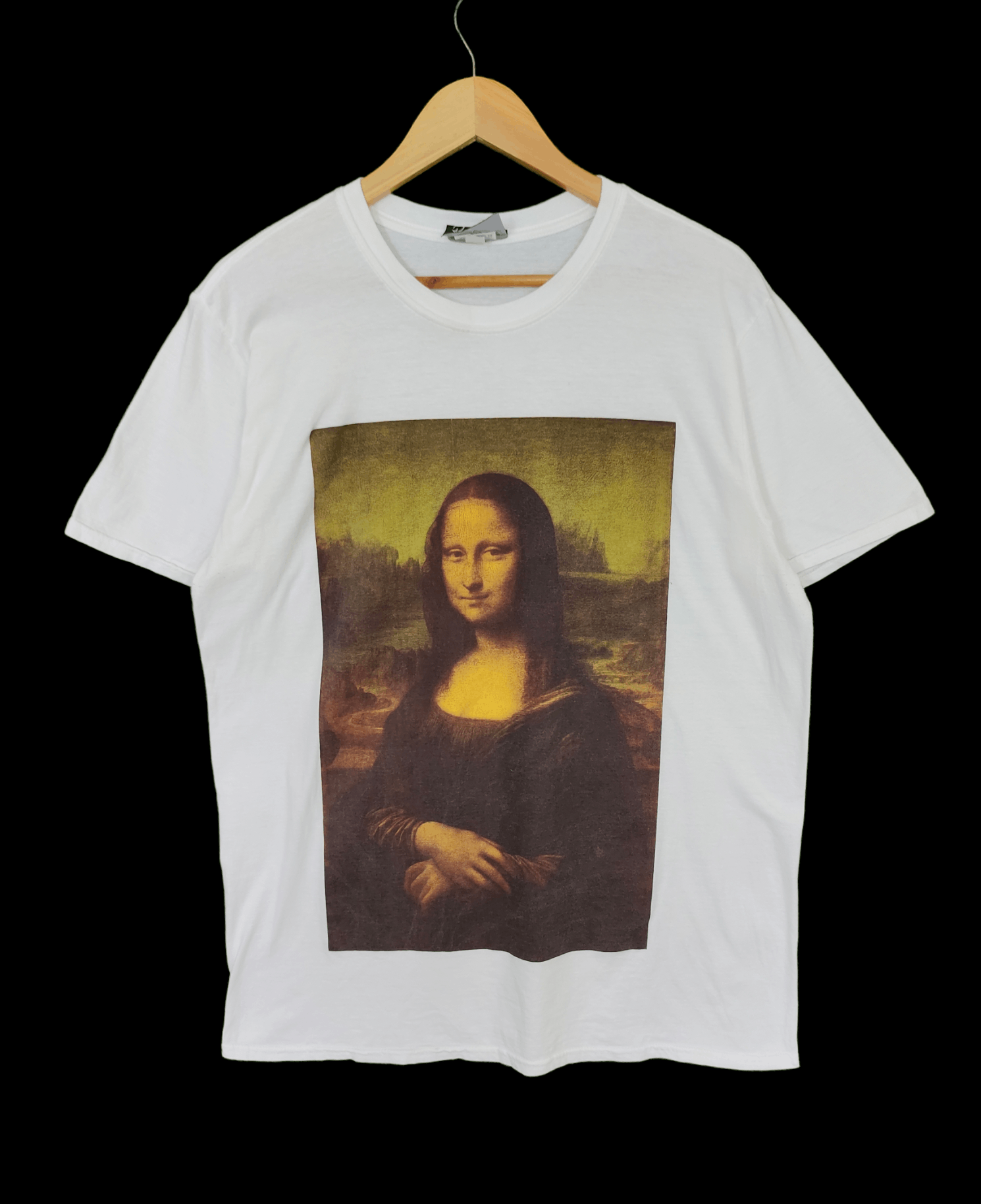 Other Vintage 90s Mona Lisa By Leonardo da Vinci Art T-Shirt Size US M / EU 48-50 / 2 - 1 Thumbnail