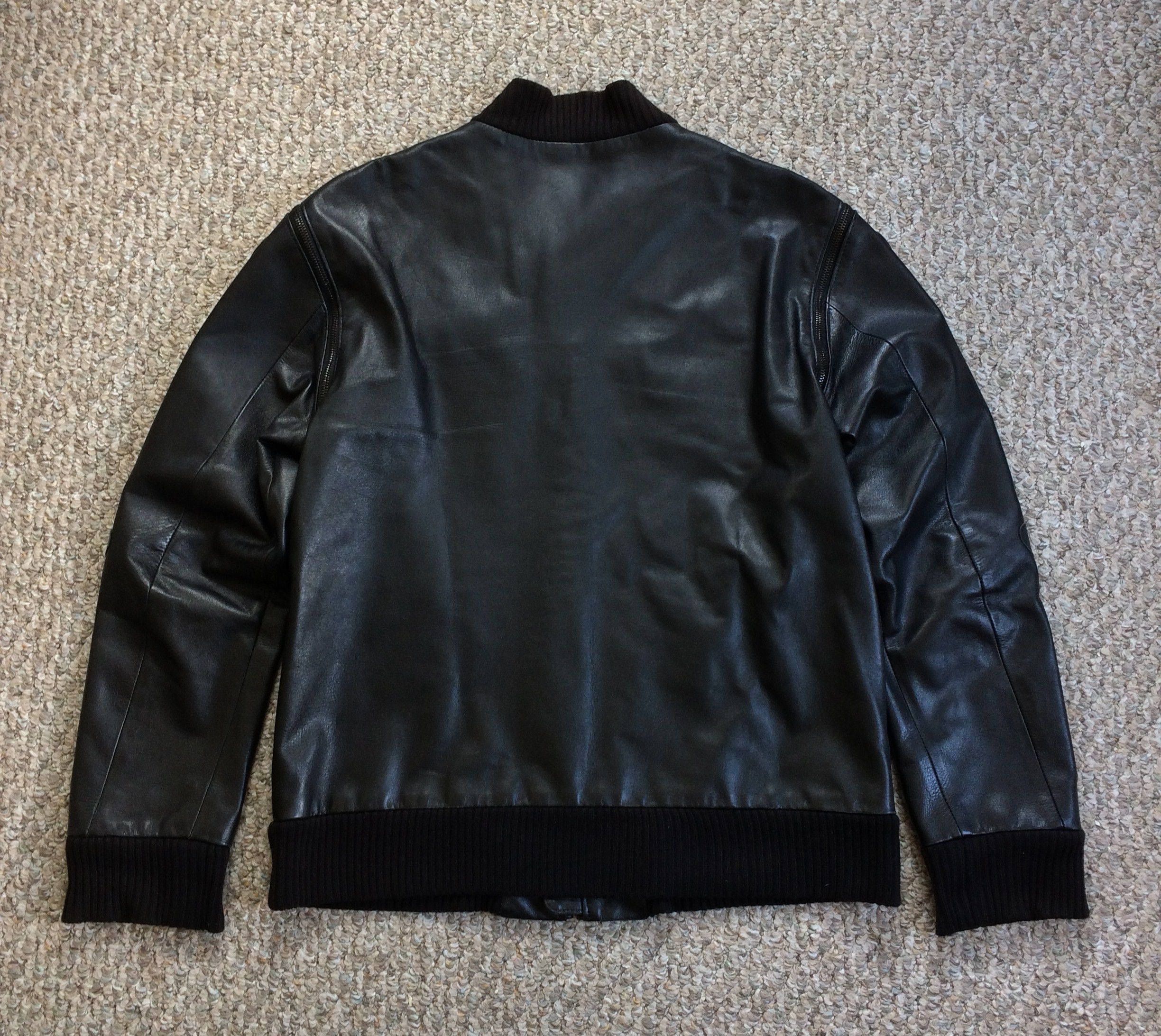 Number (N)ine SS04 Crossbones 2-way Leather Jacket Size US L / EU 52-54 / 3 - 9 Thumbnail