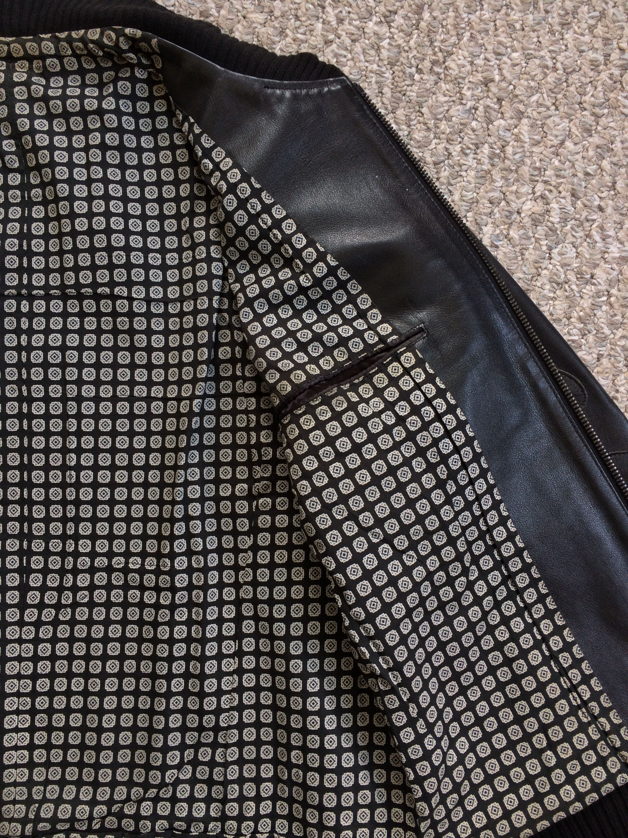 Number (N)ine SS04 Crossbones 2-way Leather Jacket Size US L / EU 52-54 / 3 - 8 Thumbnail