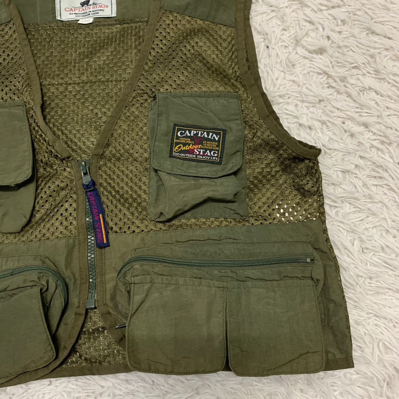 Japanese Brand Captain Stag go outside enjoy life vest Size US XS / EU 42 / 0 - 5 Thumbnail