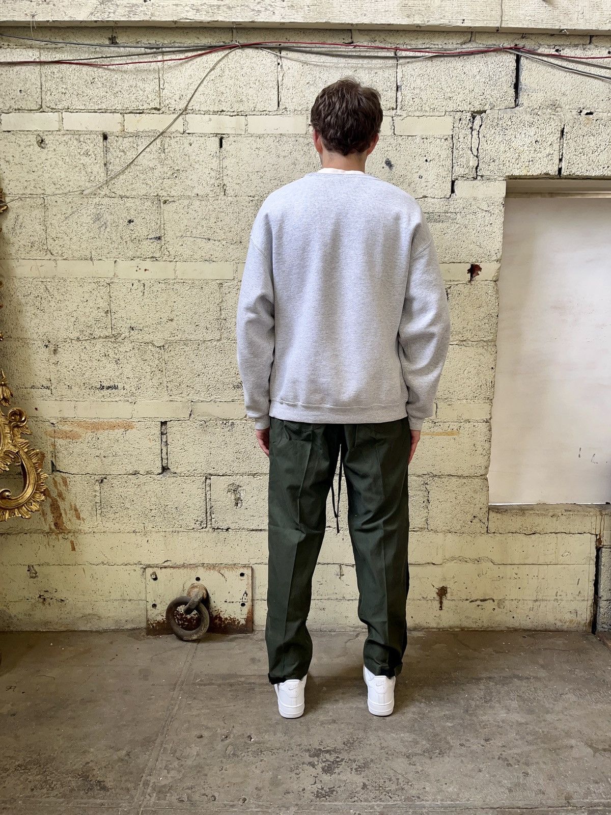 Vintage Snap Double Knee Olive Size US 30 / EU 46 - 6 Thumbnail