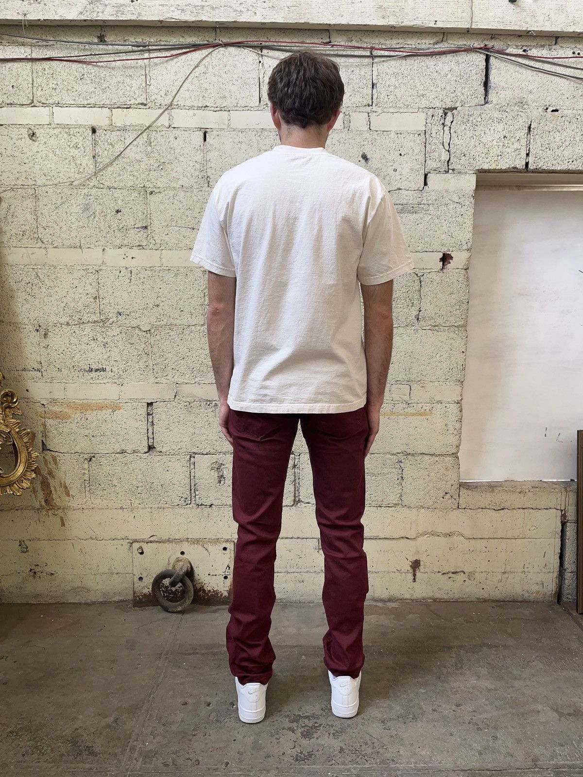 Other Double Knee Pants Burgundy Size US 40 / EU 56 - 6 Thumbnail
