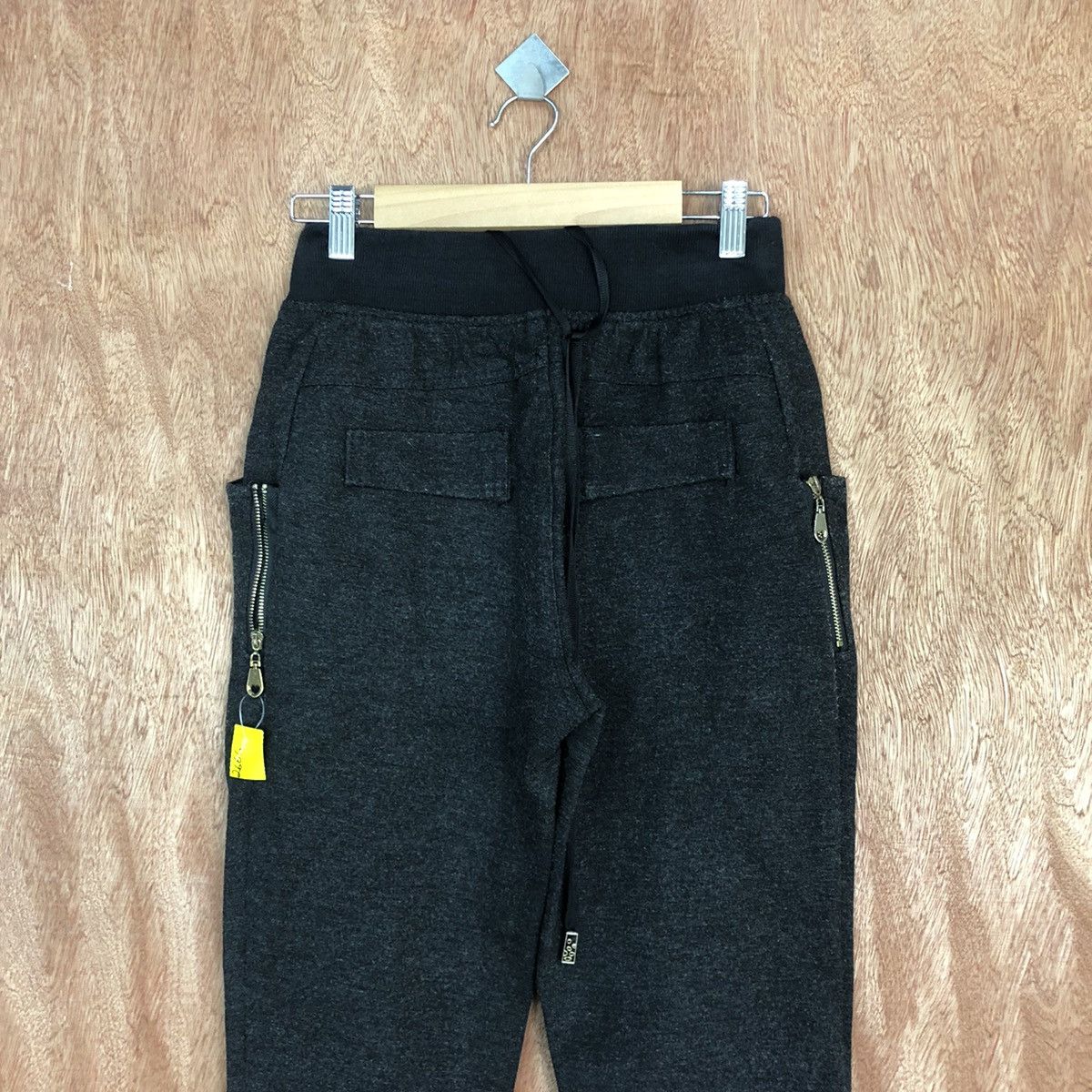 Japanese Brand DLL vintage Japan Black jogger Pants #2666 Size 26" / US 2 / IT 38 - 6 Thumbnail