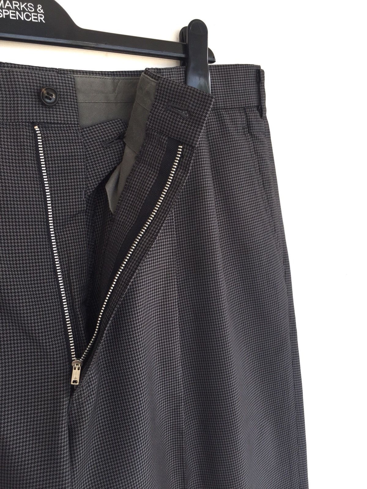 Comme des Garcons Homme Deux GRAIL‼️FW99 CDG Plaid Tartan O/S Triacetate Pants Size US 35 - 1 Thumbnail