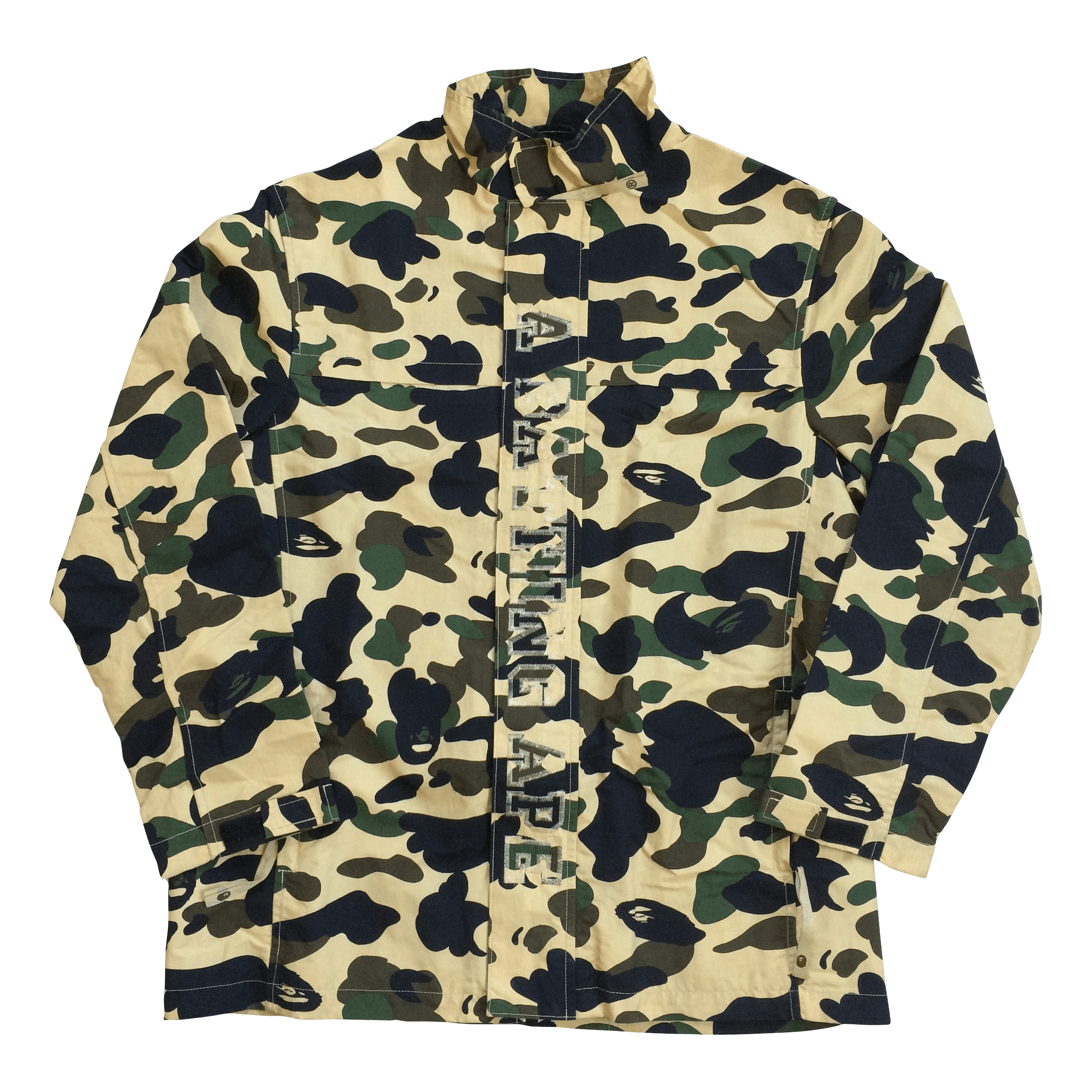 Image of Og Bape 1St Camo Snowboard Jacket in Green Camo, Men's (Size XL)