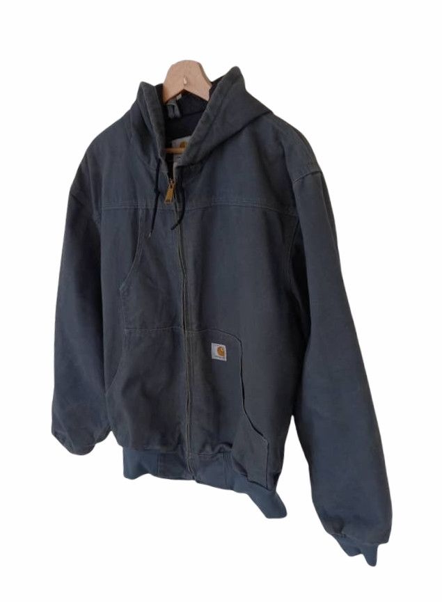 Carhartt Vintage Kanye West Carhartt Denim Worker Hoodies Jacket Size US L / EU 52-54 / 3 - 9 Thumbnail