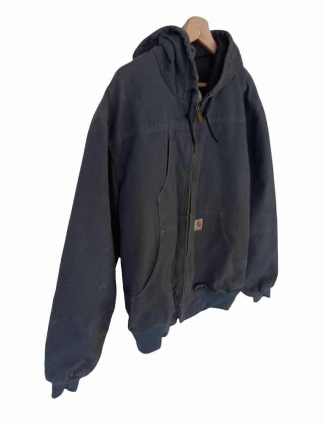 Carhartt Vintage Kanye West Carhartt Denim Worker Hoodies Jacket Size US L / EU 52-54 / 3 - 8 Thumbnail