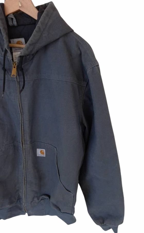 Carhartt Vintage Kanye West Carhartt Denim Worker Hoodies Jacket Size US L / EU 52-54 / 3 - 5 Thumbnail