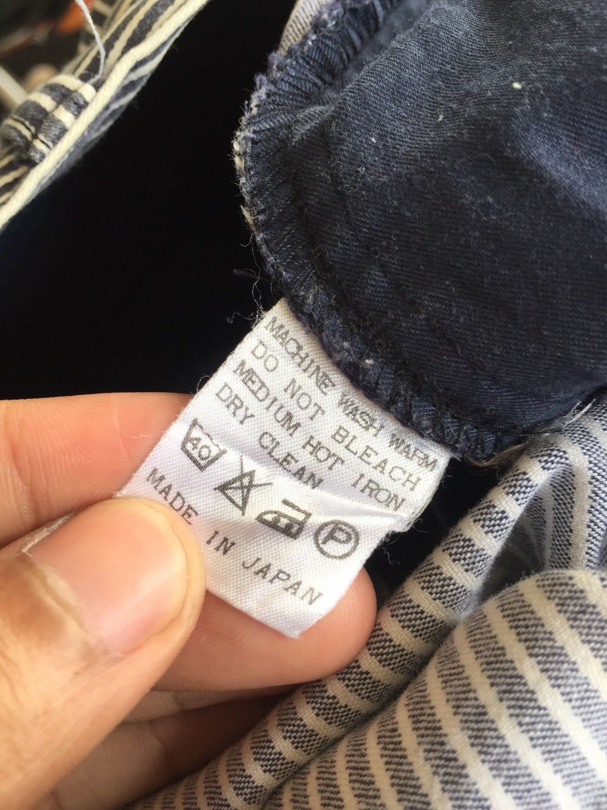 Sophnet. Sophnet Hickory Stripe 6 Pocket Worker Cargo Pants Size US 30 / EU 46 - 15 Thumbnail