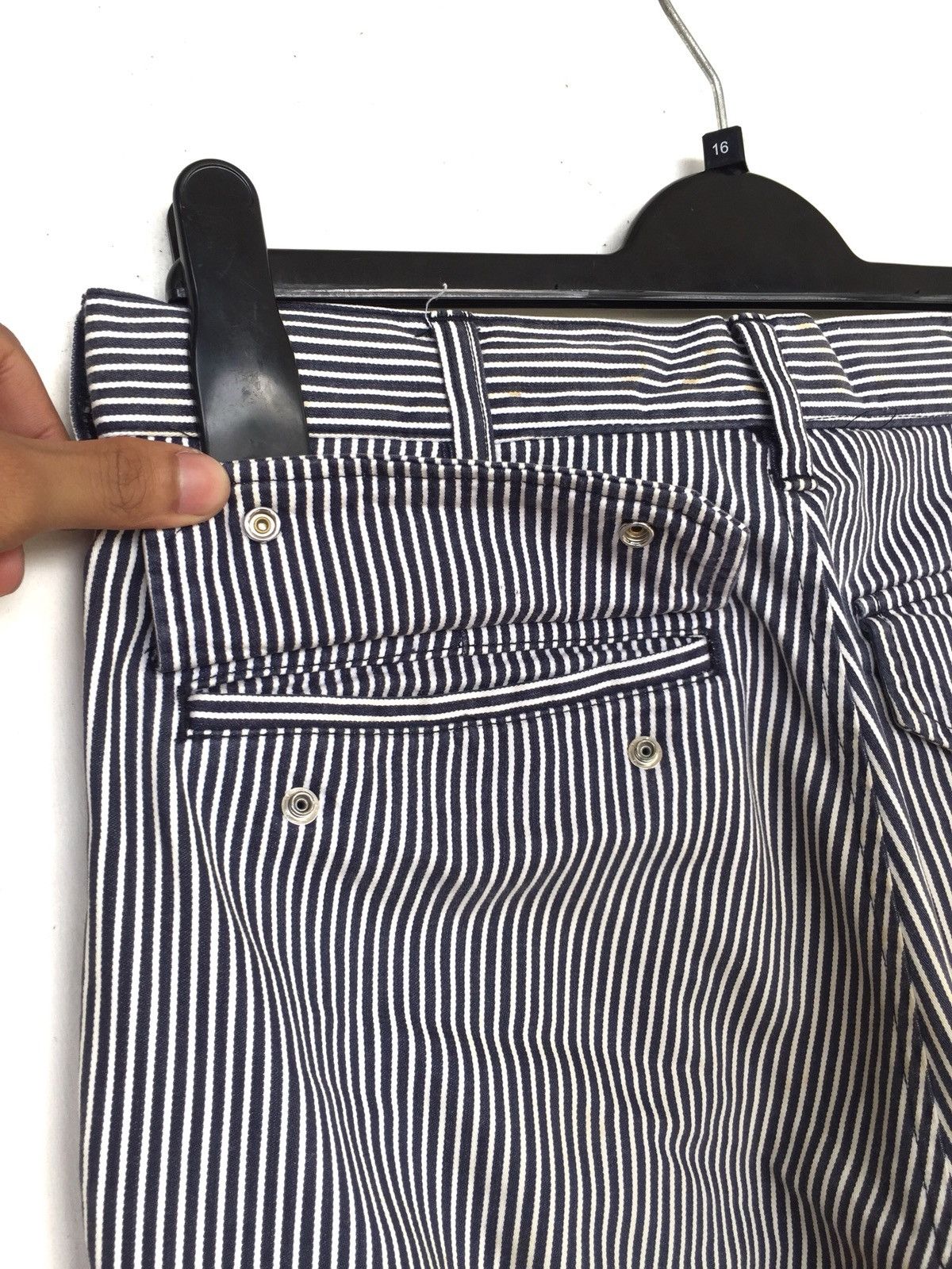 Sophnet. Sophnet Hickory Stripe 6 Pocket Worker Cargo Pants Size US 30 / EU 46 - 10 Thumbnail