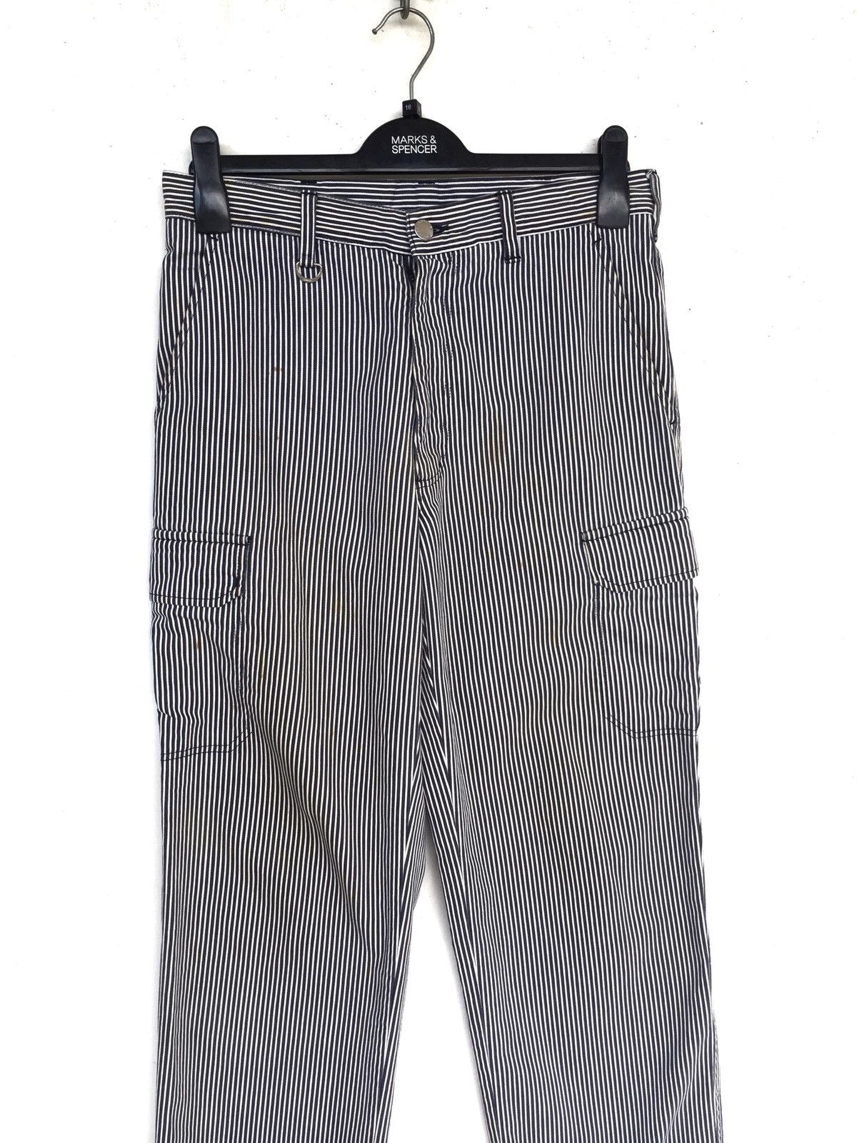 Sophnet. Sophnet Hickory Stripe 6 Pocket Worker Cargo Pants Size US 30 / EU 46 - 2 Thumbnail