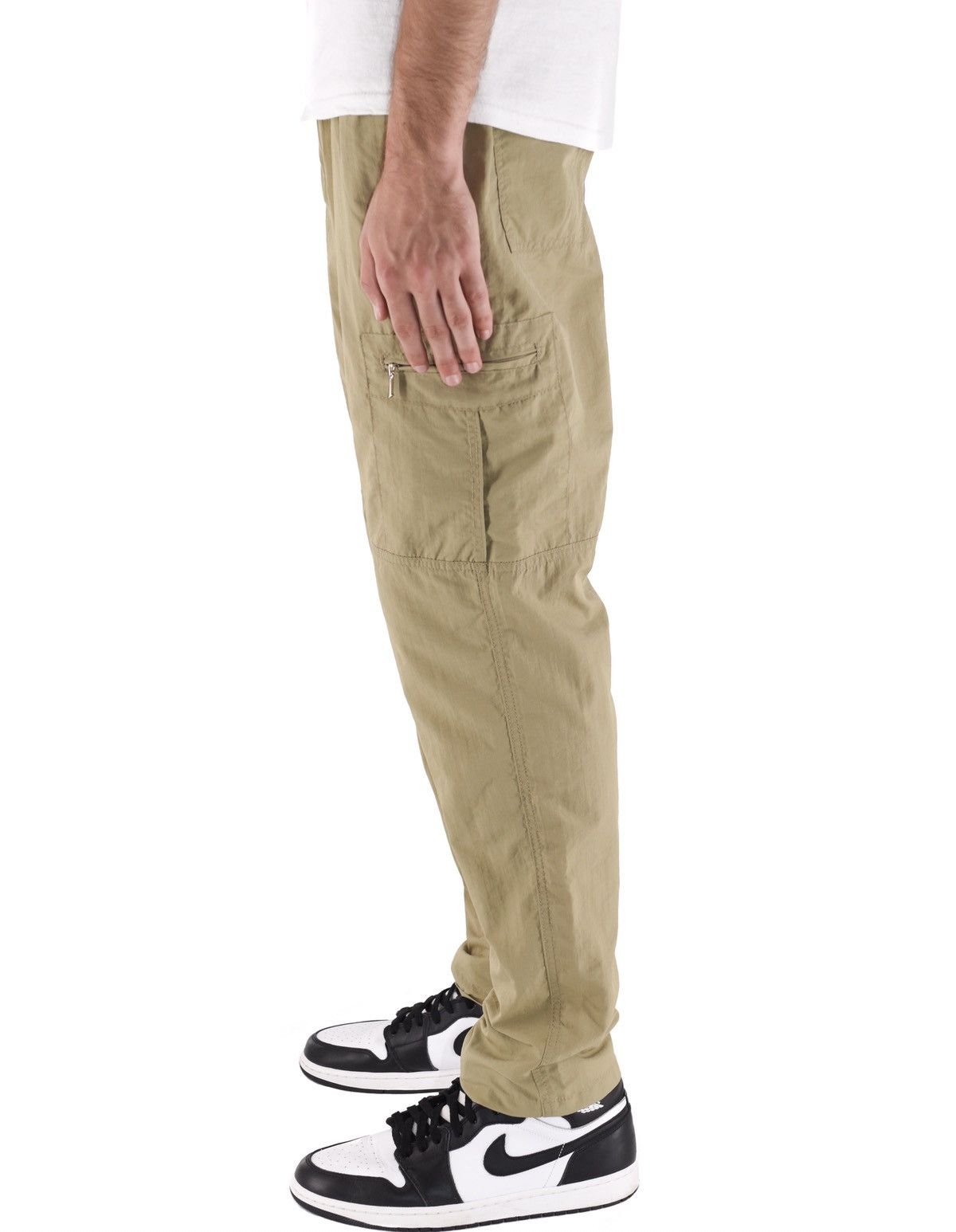 Japanese Brand Nylon Cargo Pants Tan Size US 40 / EU 56 - 3 Thumbnail