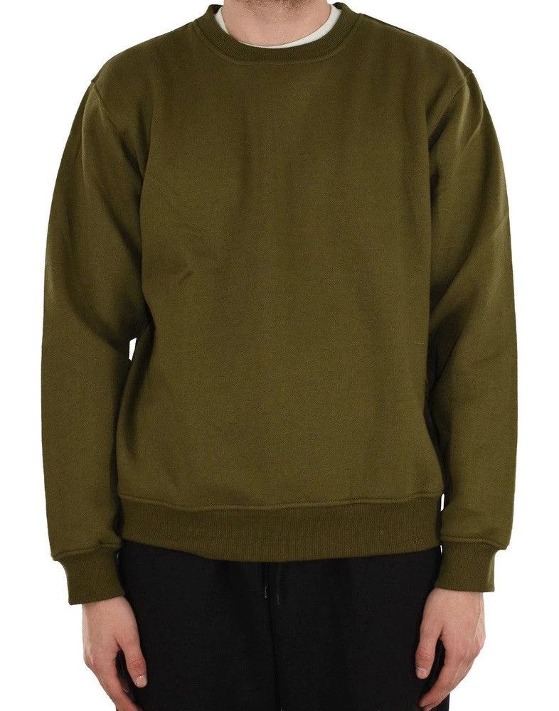 Vintage Fleece Crewneck Olive Size US XXL / EU 58 / 5 - 2 Thumbnail