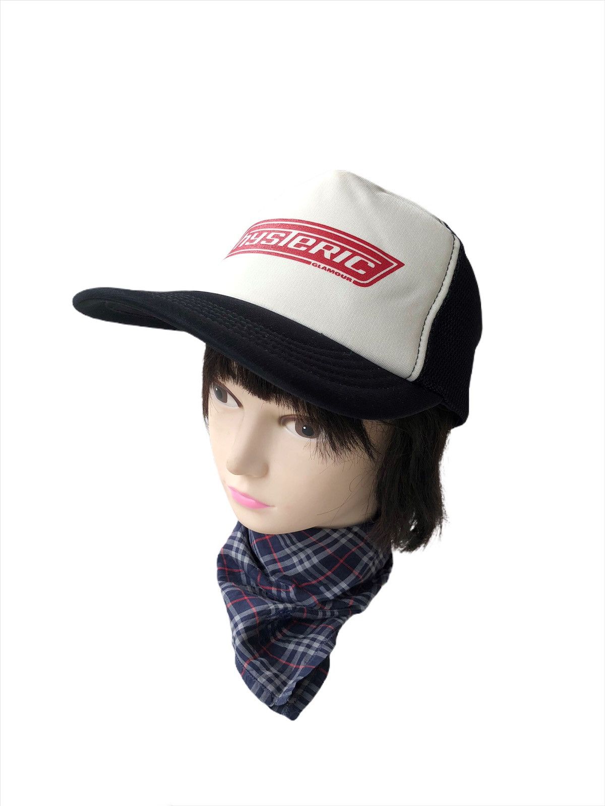 Hysteric Glamour NEW🔥Hysteric Glamour 🇯🇵 Font Print Mesh Trucker Cap Size ONE SIZE - 3 Thumbnail