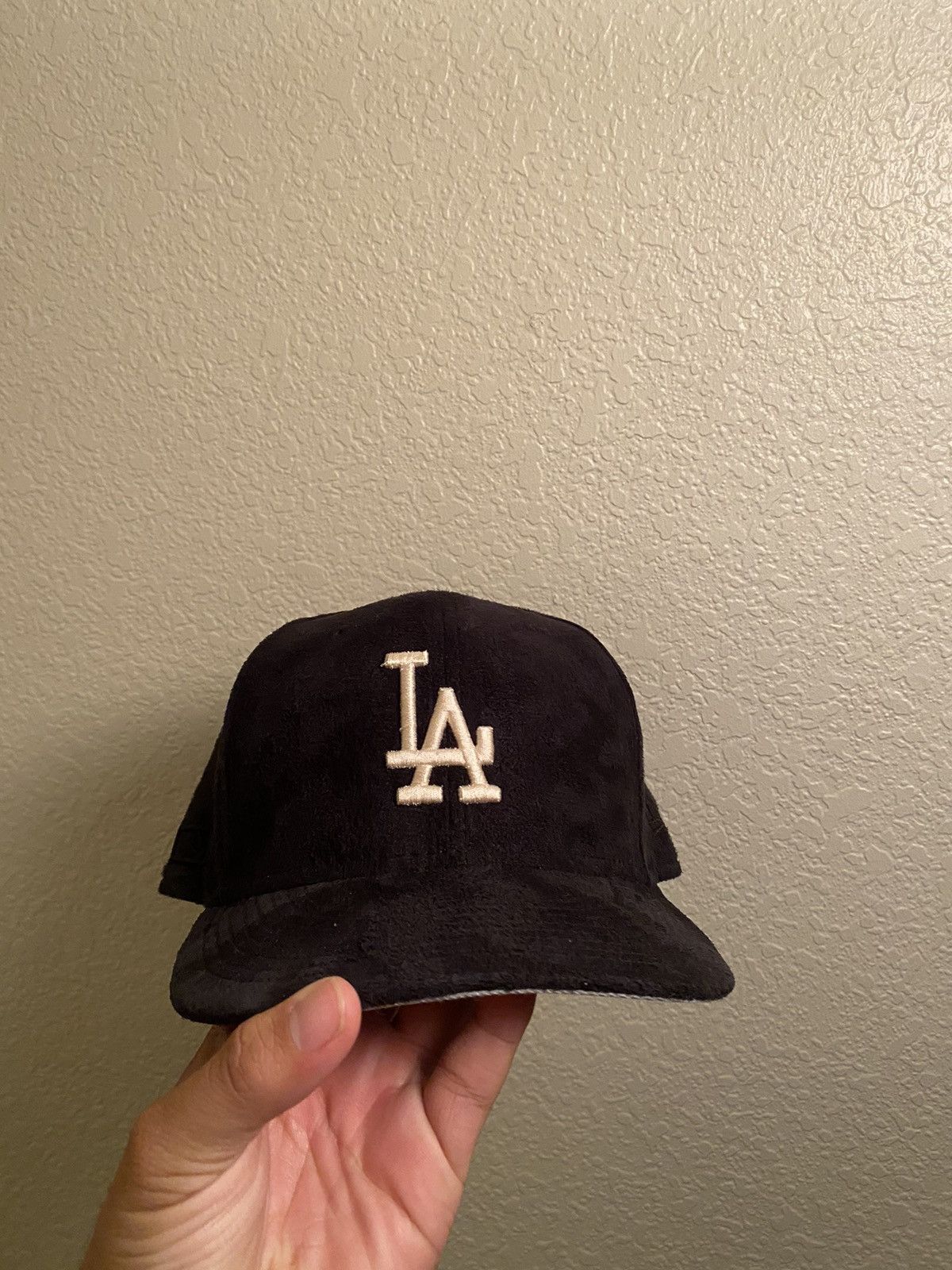 Bricks & Wood x Dodgers New Era Fitted - Black Suede