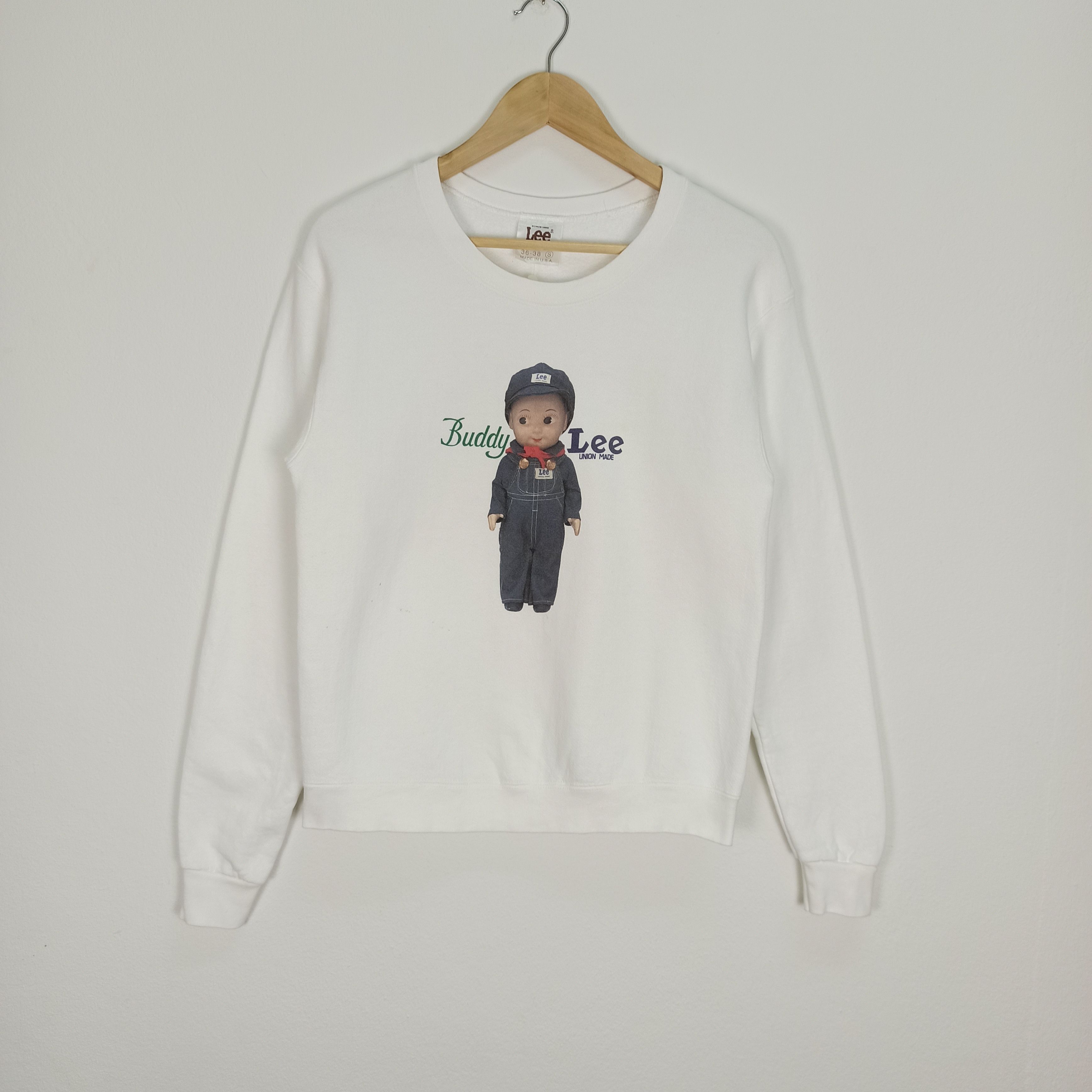 Lee 🔥Rare🔥 Buddy Lee Union Made 3D Print Graphic Sweatshirt Size US S / EU 44-46 / 1 - 1 Thumbnail