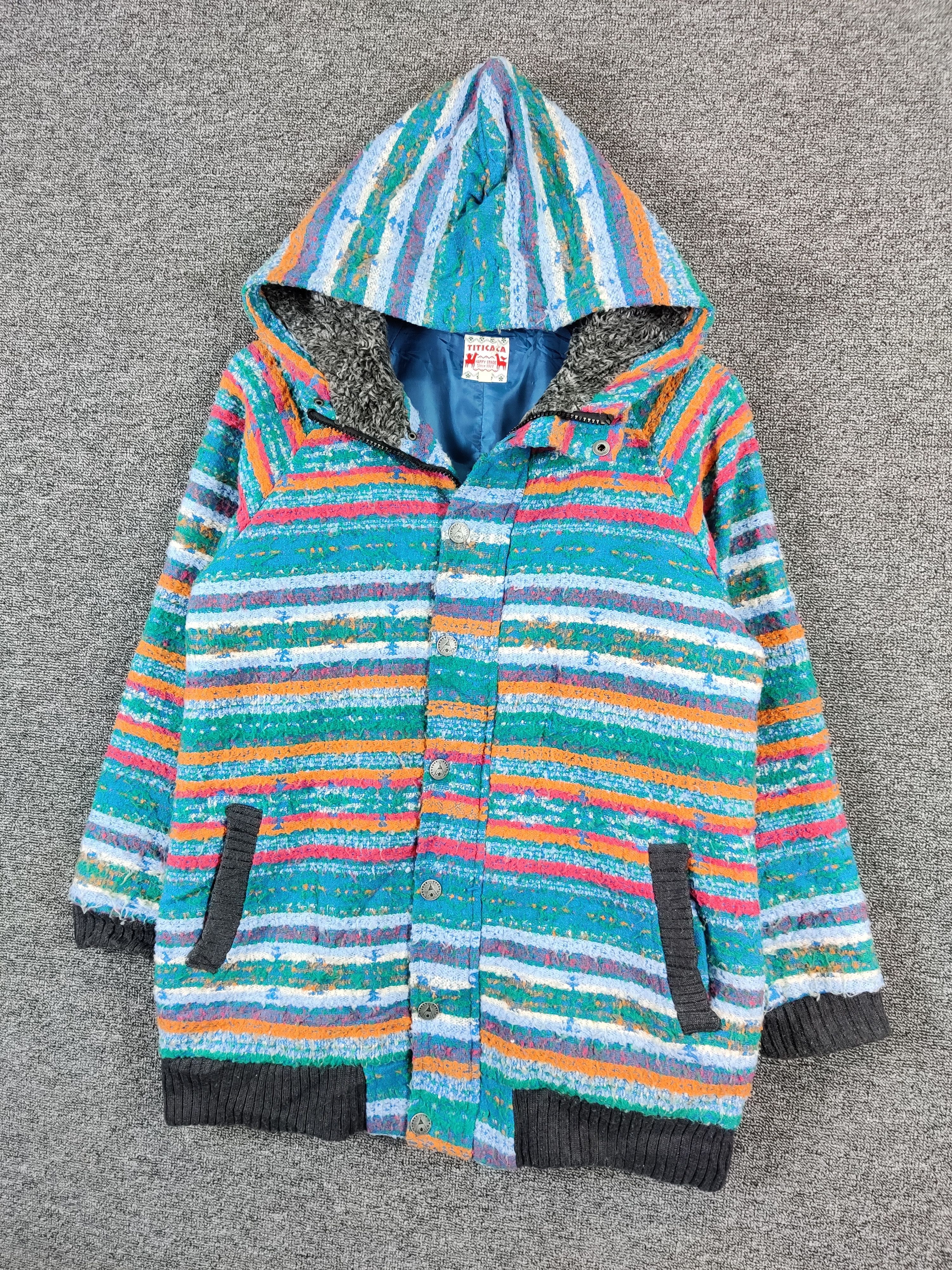 Japanese Brand Vintage Titicaca Navajo Hooded Jacket Size US L / EU 52-54 / 3 - 2 Thumbnail