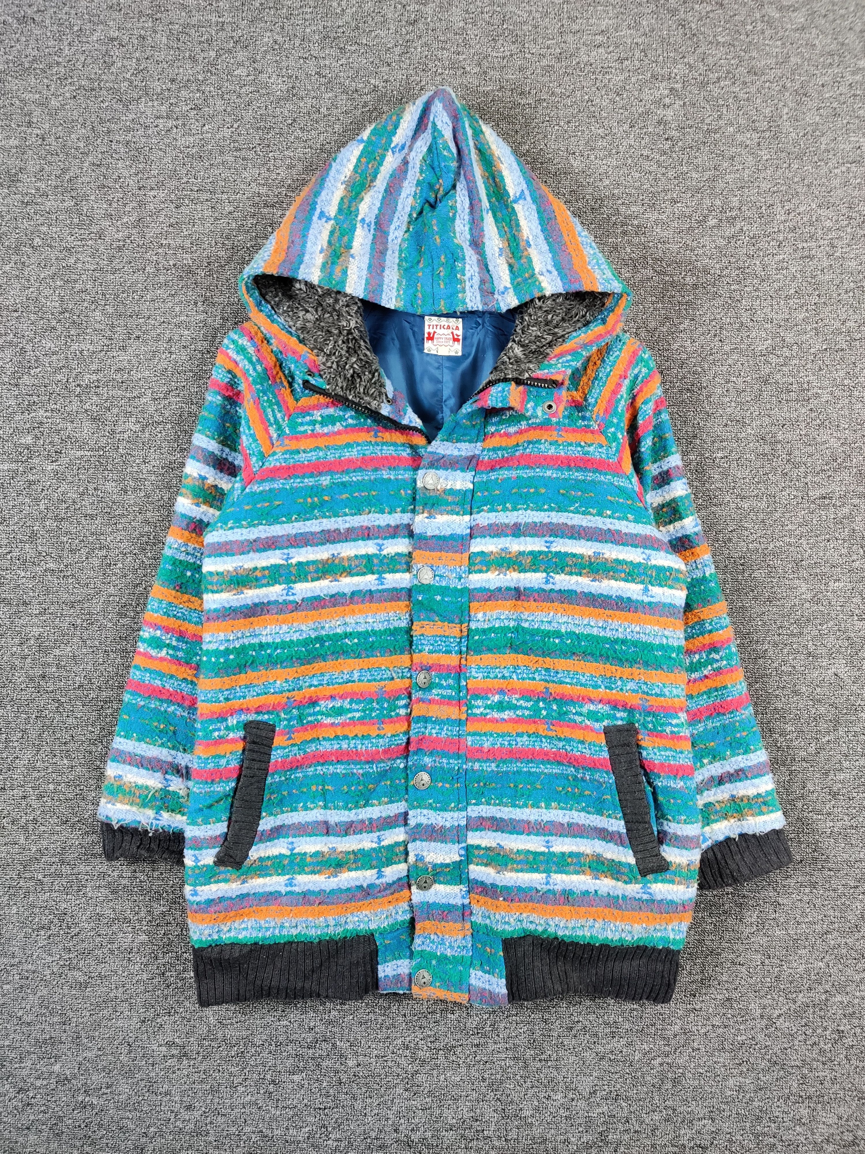 Japanese Brand Vintage Titicaca Navajo Hooded Jacket Size US L / EU 52-54 / 3 - 1 Thumbnail