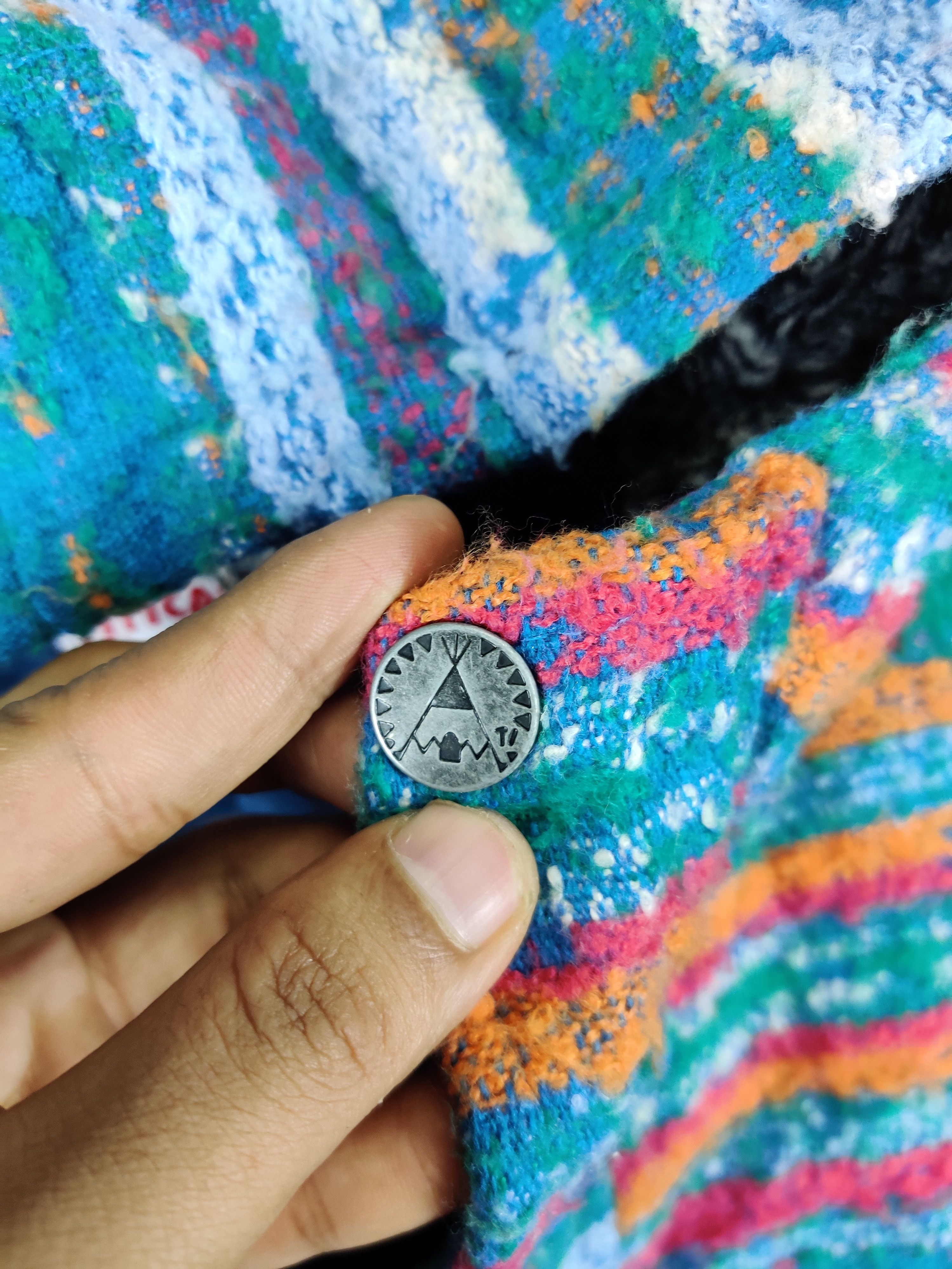 Japanese Brand Vintage Titicaca Navajo Hooded Jacket Size US L / EU 52-54 / 3 - 6 Thumbnail