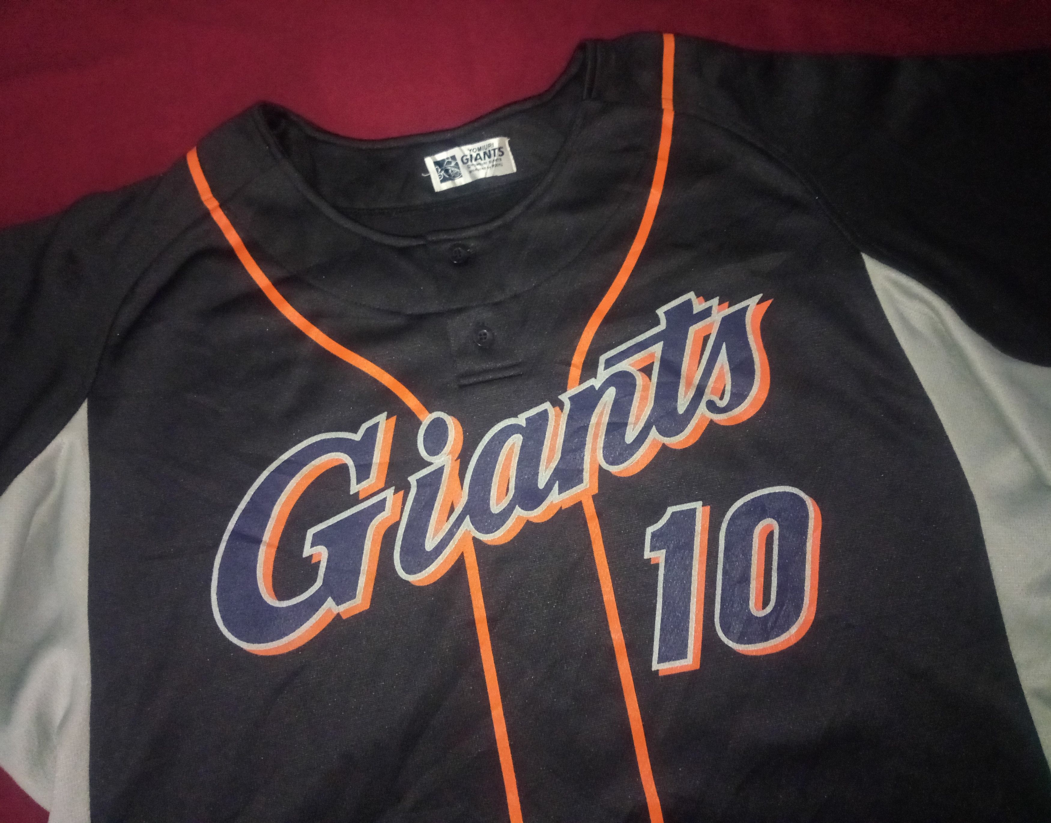 Japanese Brand NPB Yomiuri Giants #10 jersey Japan Baseball Size US L / EU 52-54 / 3 - 1 Thumbnail