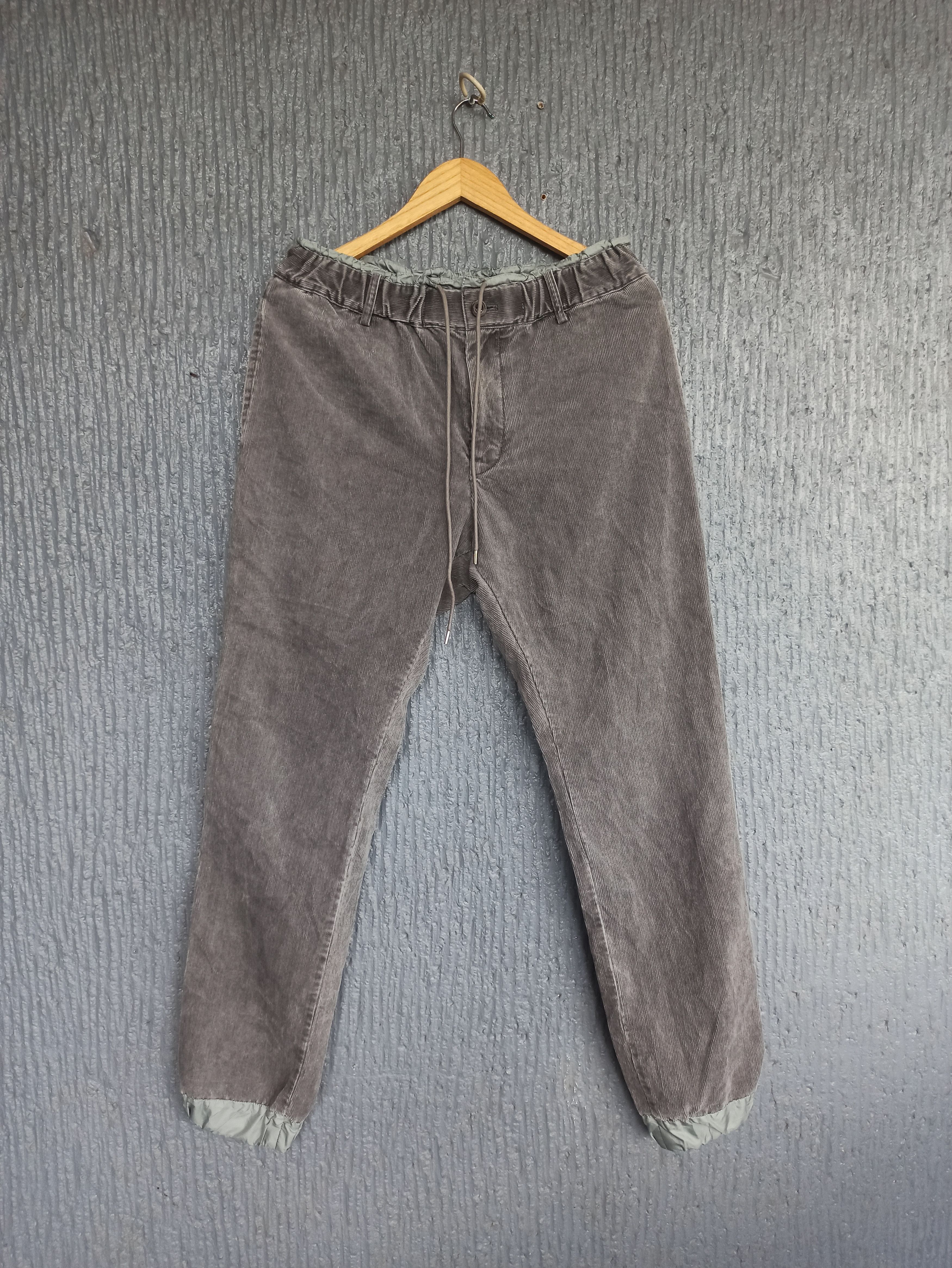 Sacai Sacai Corduroy Nylon Drawstring Pant Size US 32 / EU 48 - 1 Thumbnail
