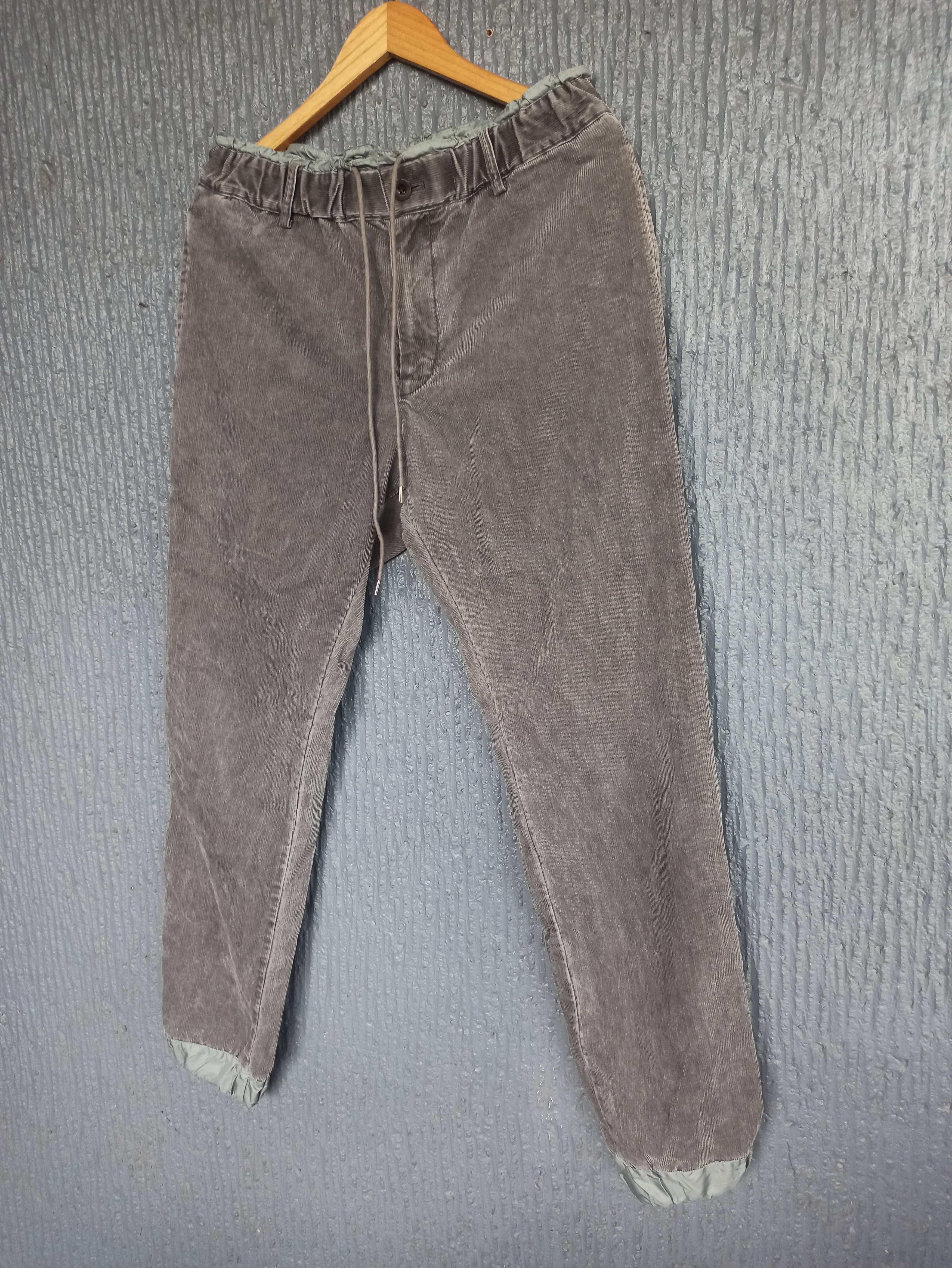 Sacai Sacai Corduroy Nylon Drawstring Pant Size US 32 / EU 48 - 2 Thumbnail