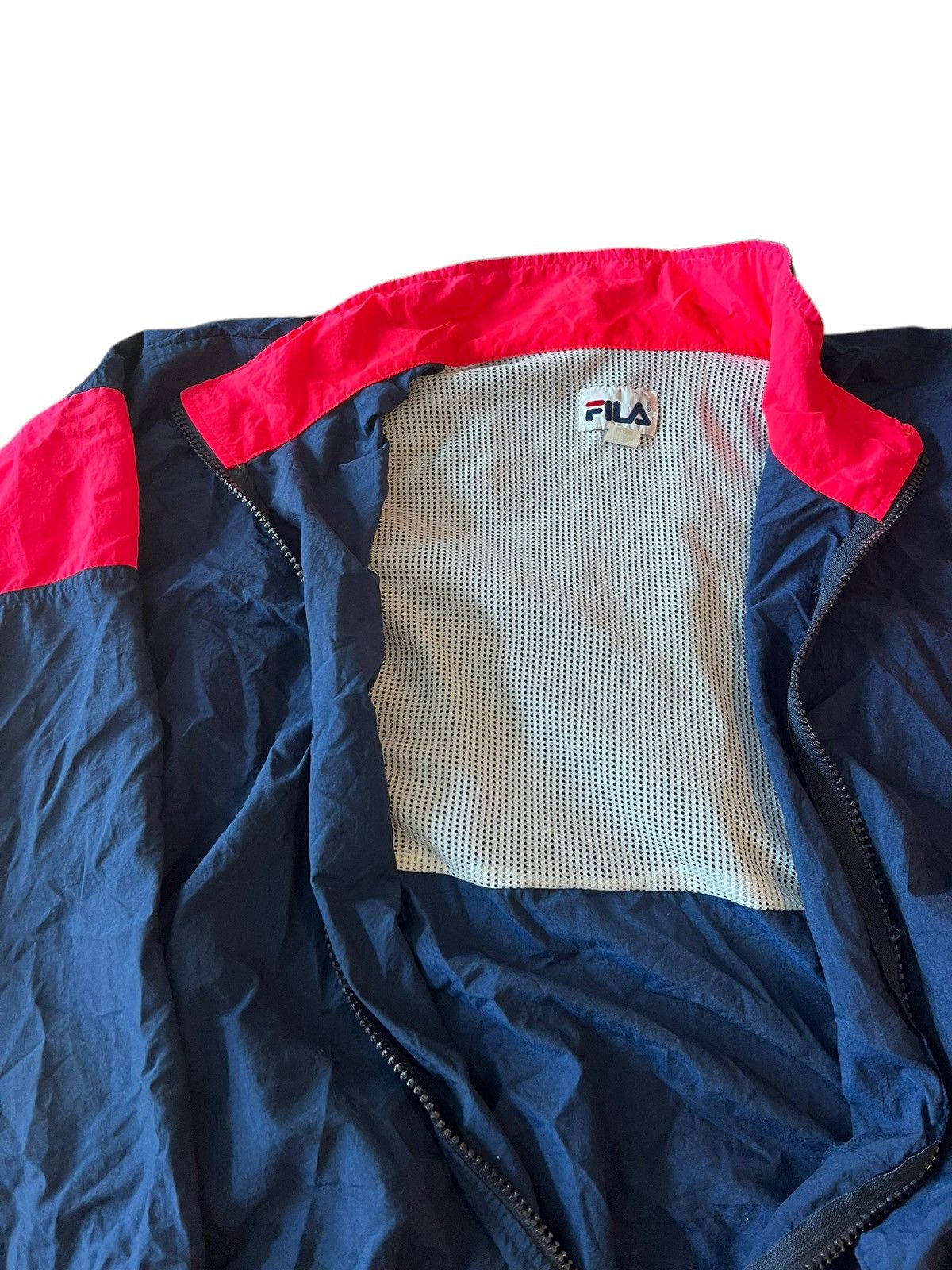 Fila × Vintage Vintage 80s 90s Fila Light Windbreaker Jacket Made In USA Size US XL / EU 56 / 4 - 3 Thumbnail