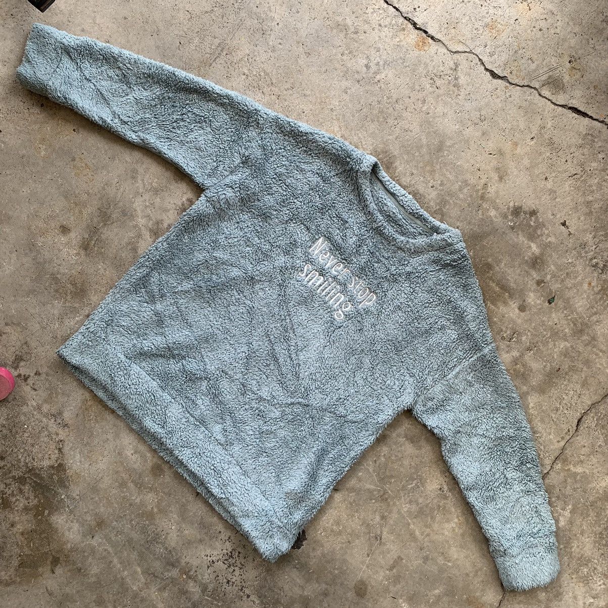 GU Never Stop Smiling fleece sweatshirt Size US XL / EU 56 / 4 - 7 Thumbnail