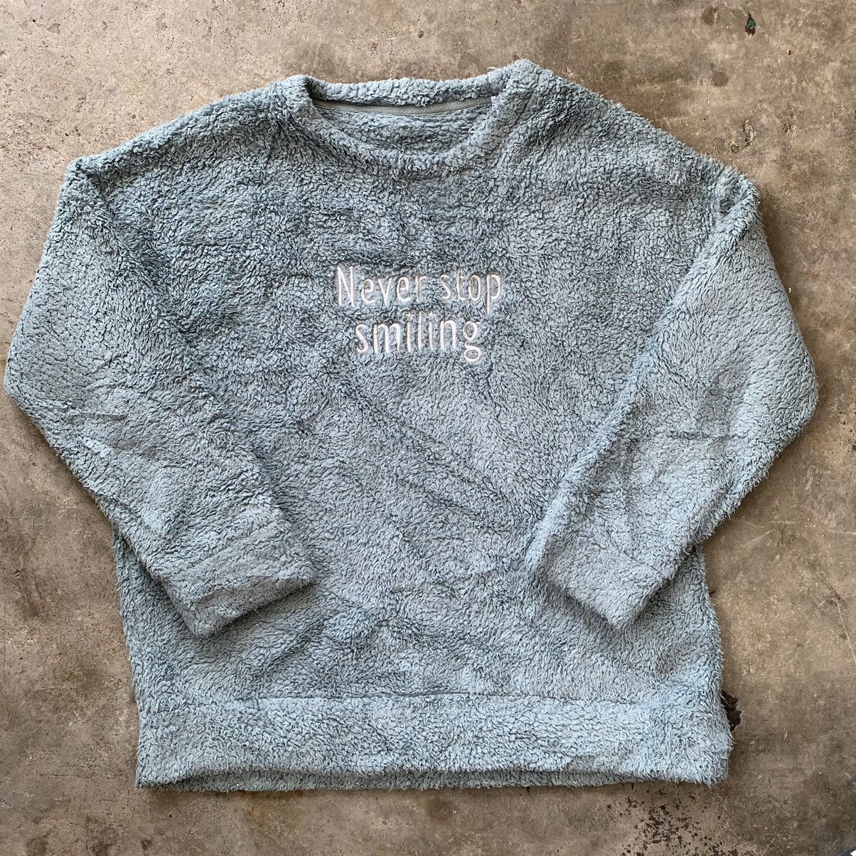 GU Never Stop Smiling fleece sweatshirt Size US XL / EU 56 / 4 - 4 Thumbnail