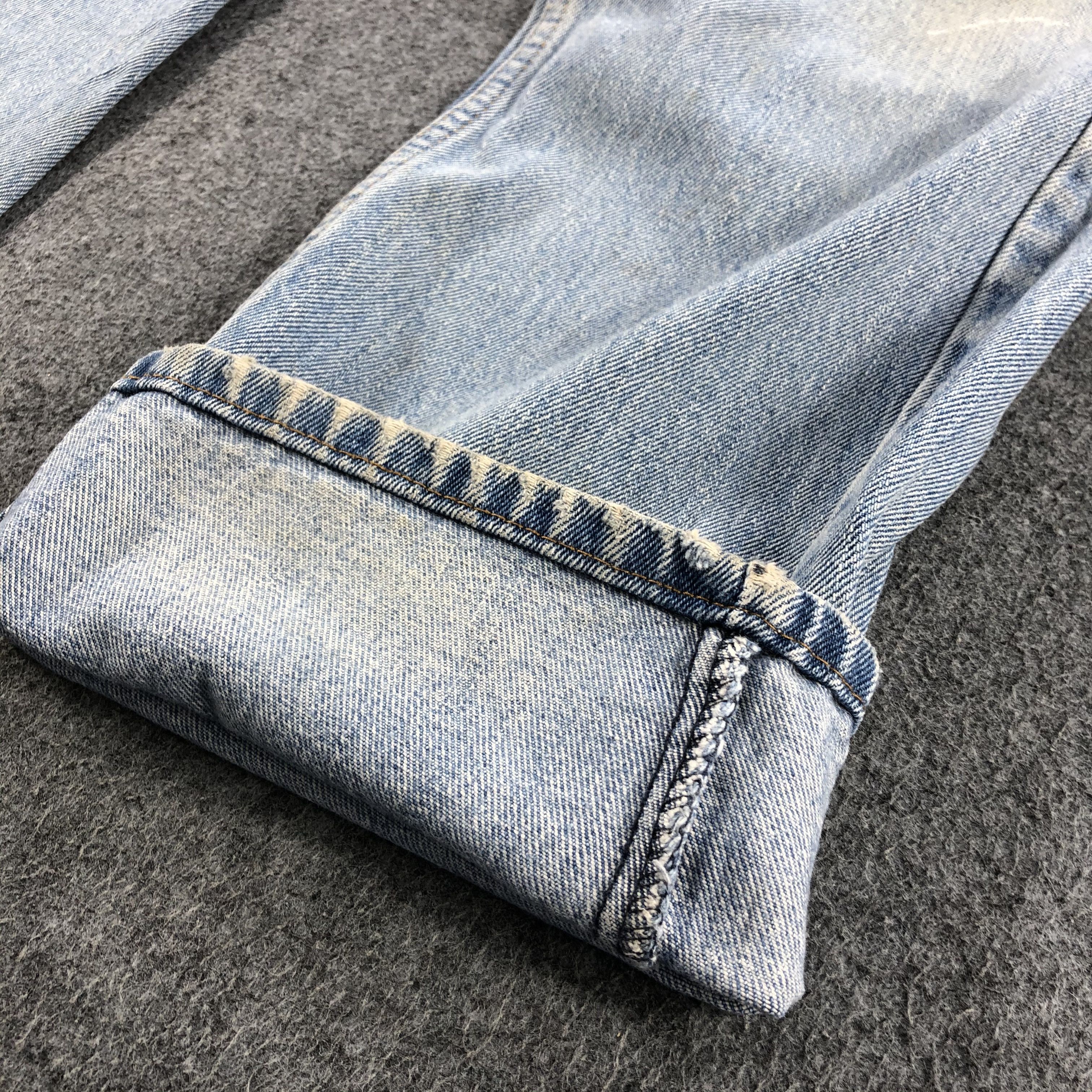 Levi's Levis 505 Vintage Jeans Light Wash Distressed Denim-J957 Size US 34 / EU 50 - 7 Thumbnail