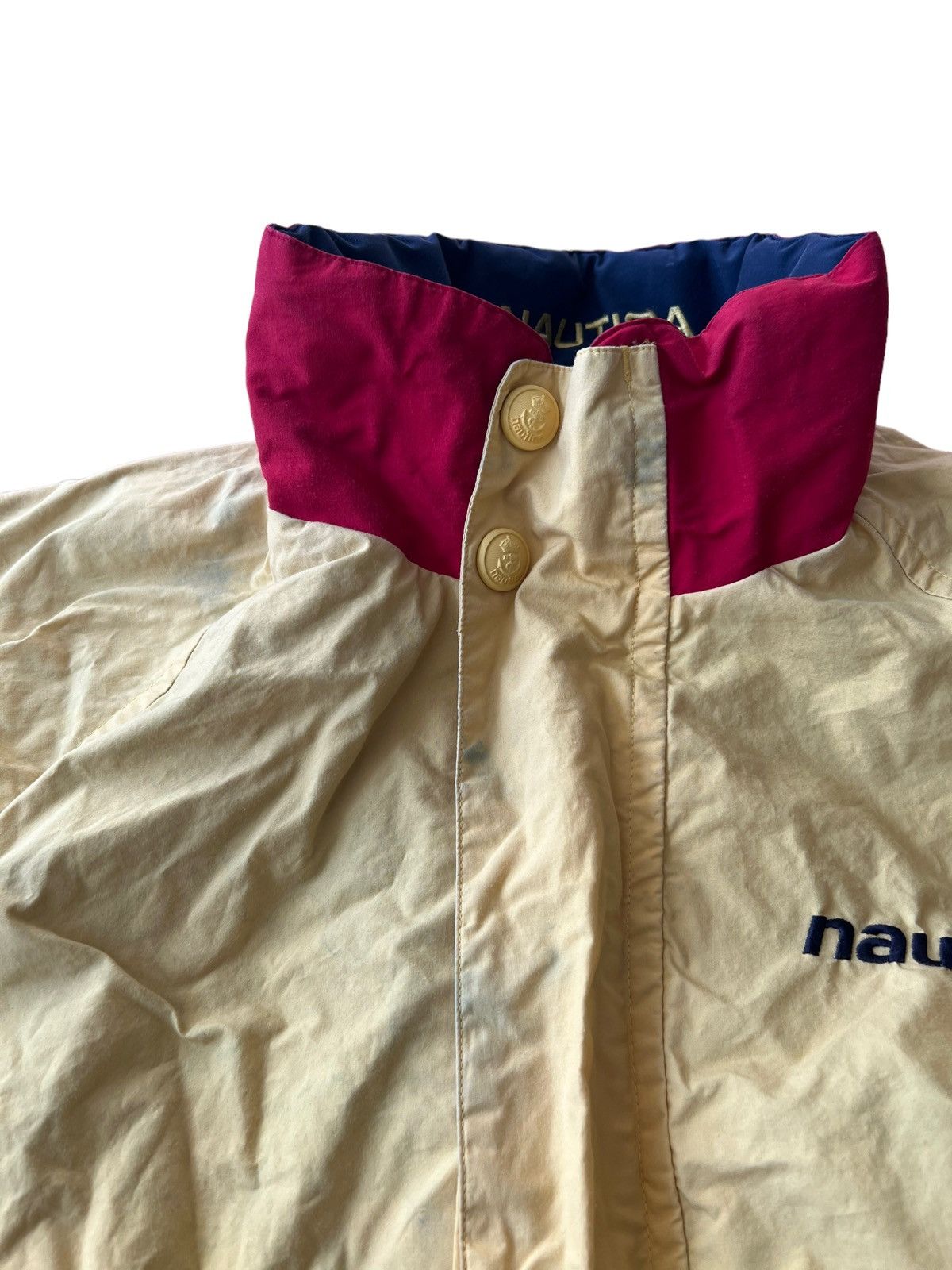 Nautica × Vintage Vintage 90s Nautica Performance Reversible Jacket Size US L / EU 52-54 / 3 - 6 Thumbnail