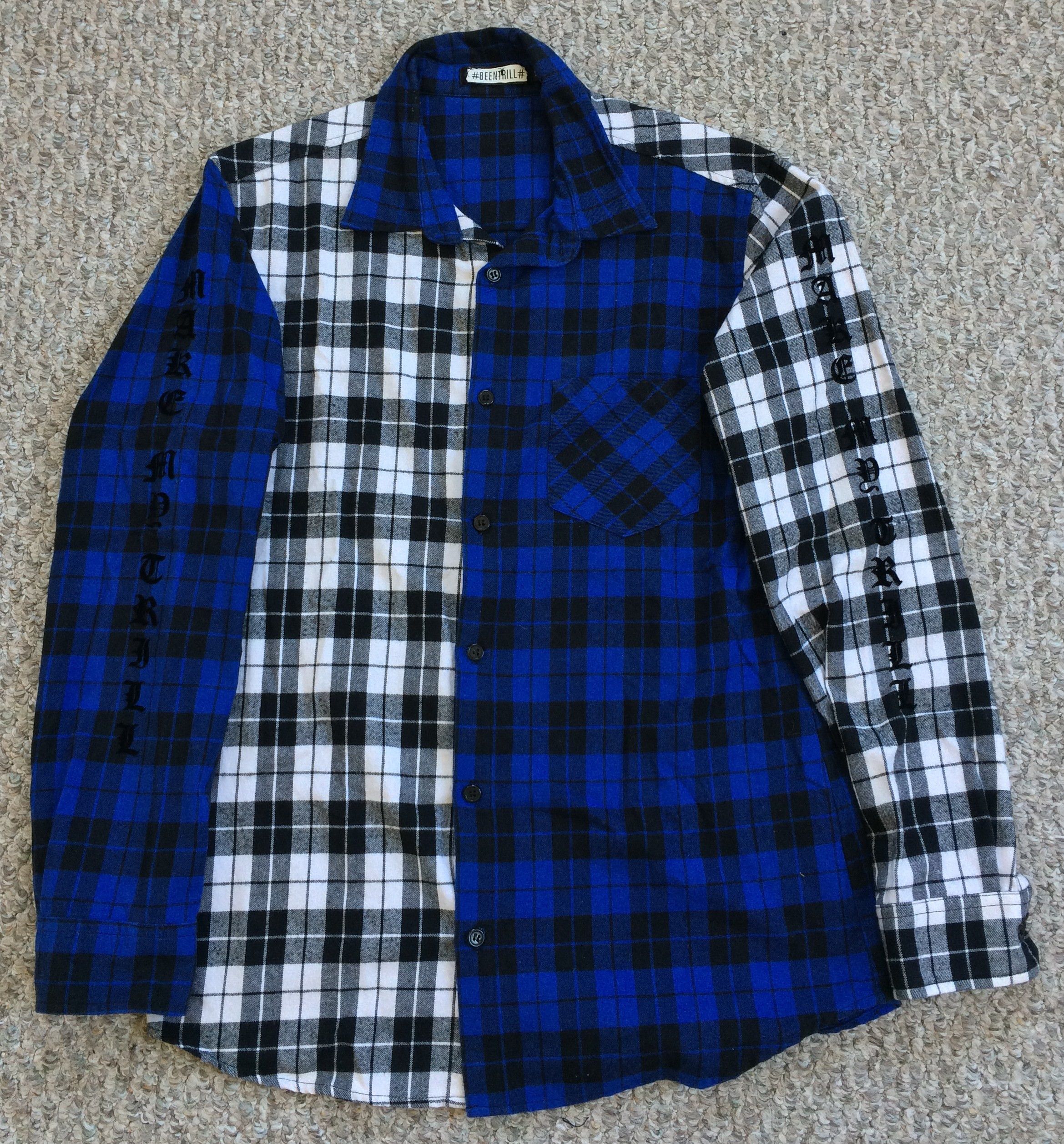 Been Trill OG Been Trill Reconstructed Logo Flannel Size US M / EU 48-50 / 2 - 4 Thumbnail