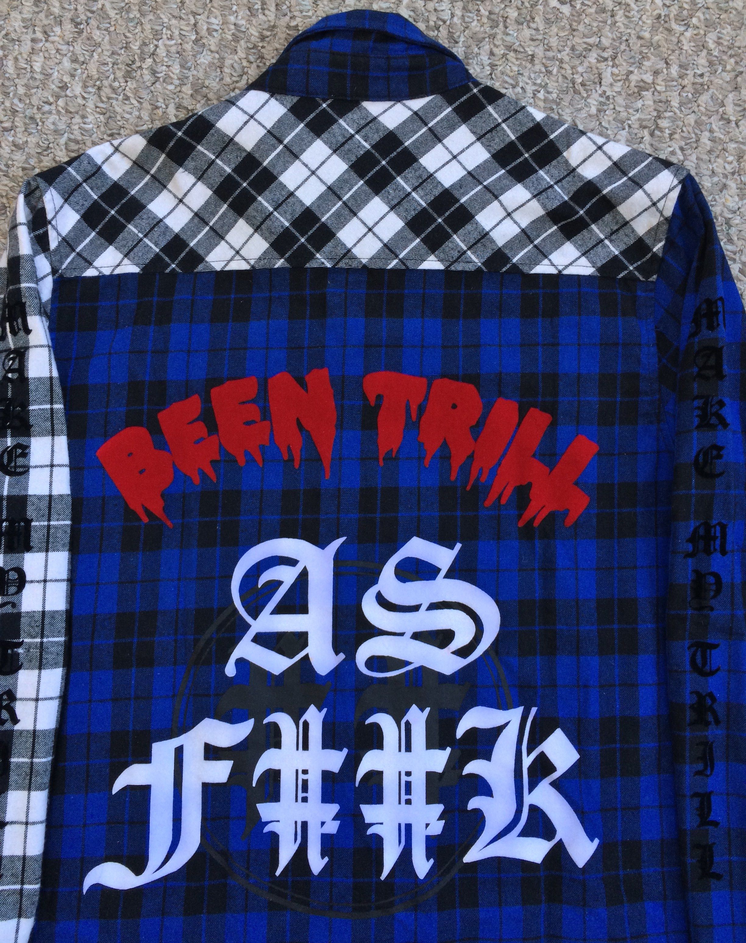 Been Trill OG Been Trill Reconstructed Logo Flannel Size US M / EU 48-50 / 2 - 2 Thumbnail
