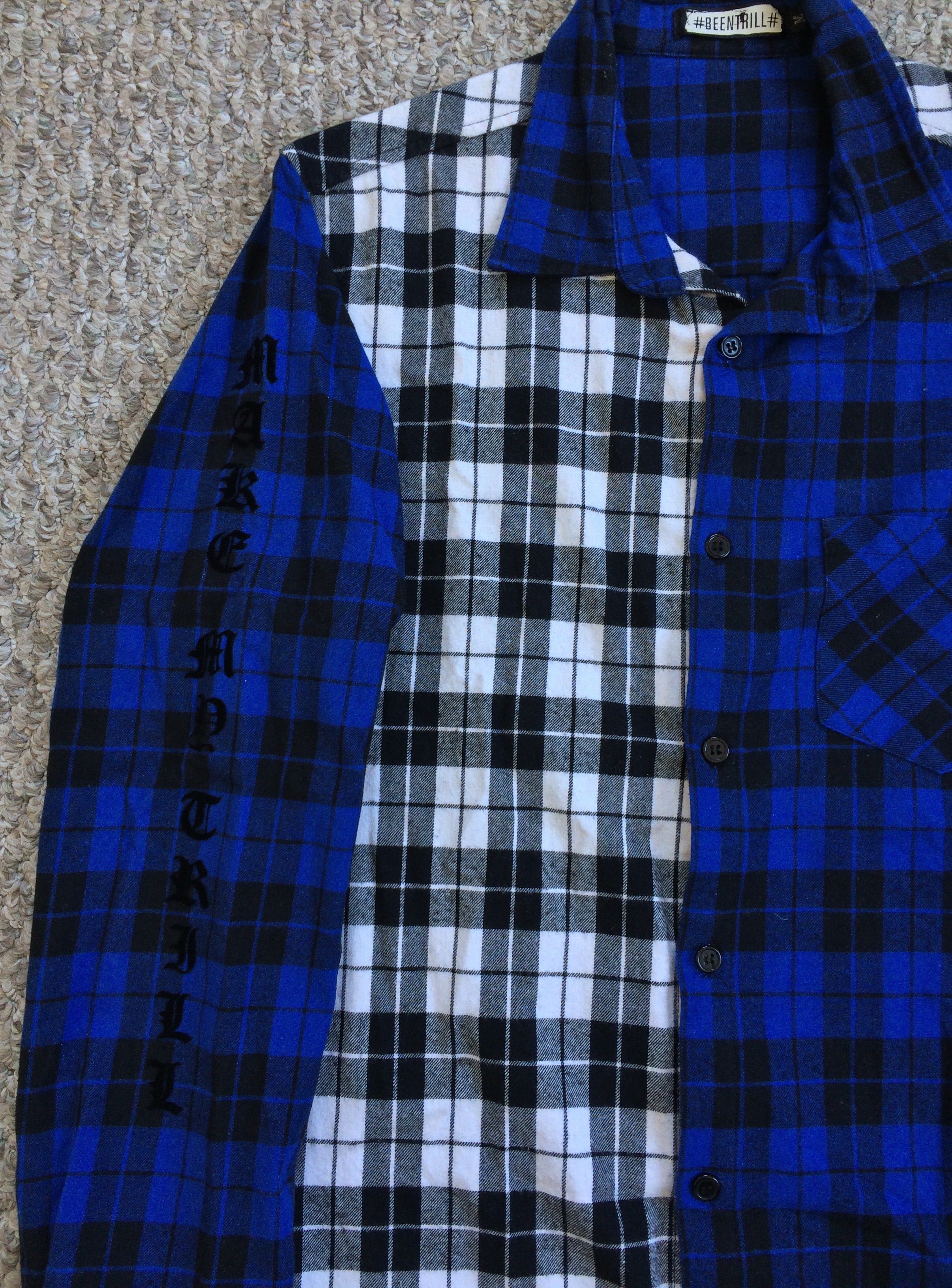 Been Trill OG Been Trill Reconstructed Logo Flannel Size US M / EU 48-50 / 2 - 5 Thumbnail