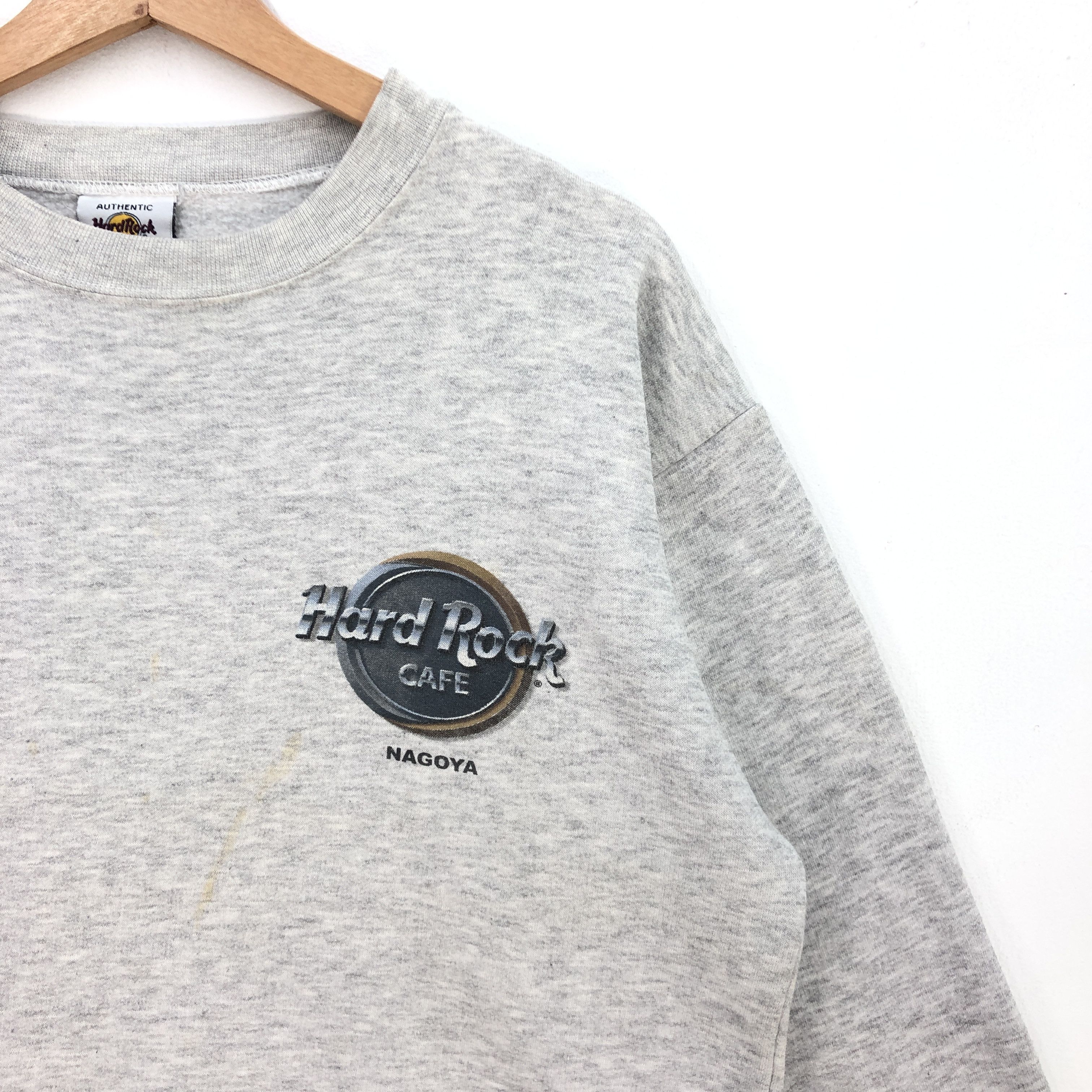 Hard Rock Cafe × Vintage Vintage Hard Rock Cafe Sweater HRC Nagoya Sweatshirts Size US M / EU 48-50 / 2 - 6 Thumbnail