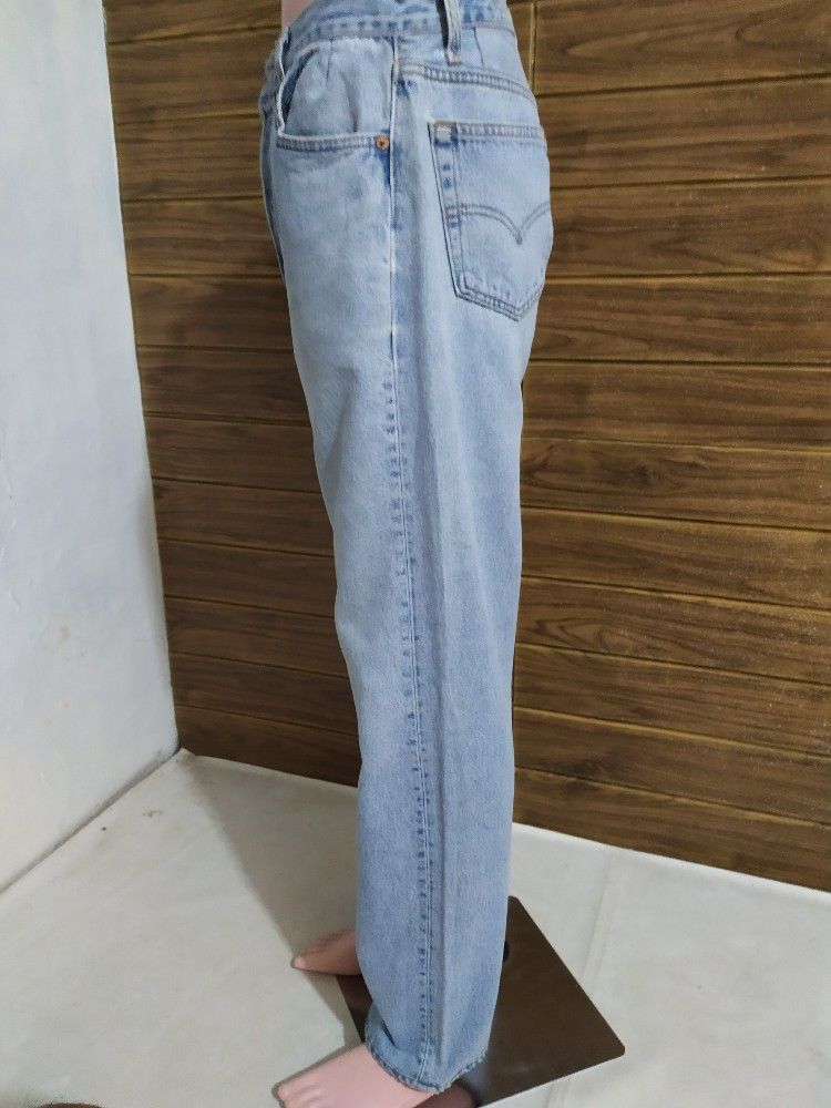 Levi's × Vintage Vintage Levis 501 Stone Wash Denim Classic Cut jeans pants Size US 32 / EU 48 - 17 Thumbnail