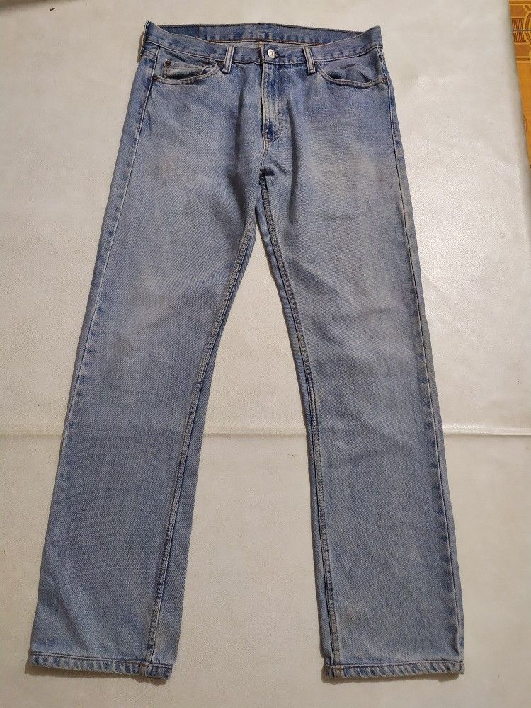 Levi's × Vintage Vintage Levis 504 Stone washed Classic cut denim jeans Size US 32 / EU 48 - 1 Thumbnail