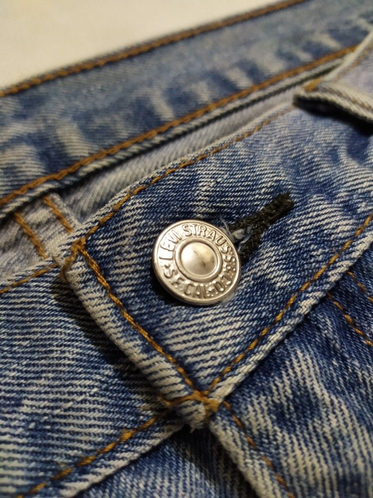 Levi's × Vintage Vintage Levis 504 Stone washed Classic cut denim jeans Size US 32 / EU 48 - 5 Thumbnail