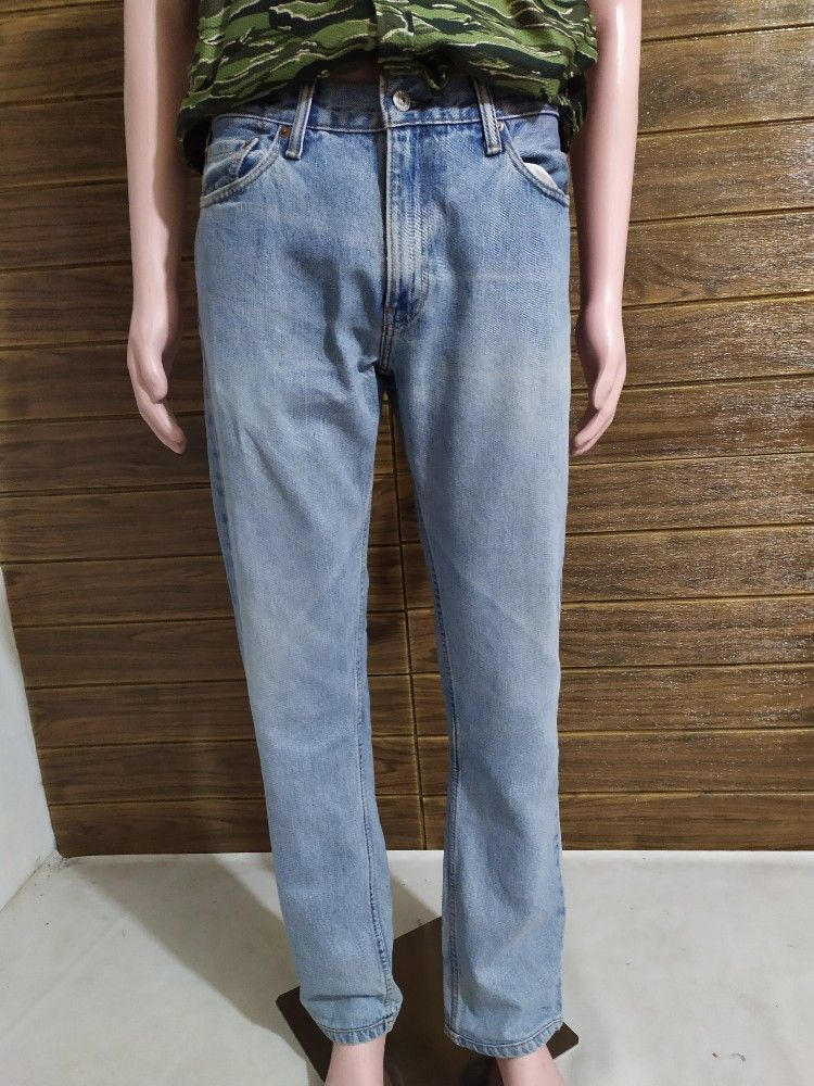 Levi's × Vintage Vintage Levis 504 Stone washed Classic cut denim jeans Size US 32 / EU 48 - 14 Thumbnail