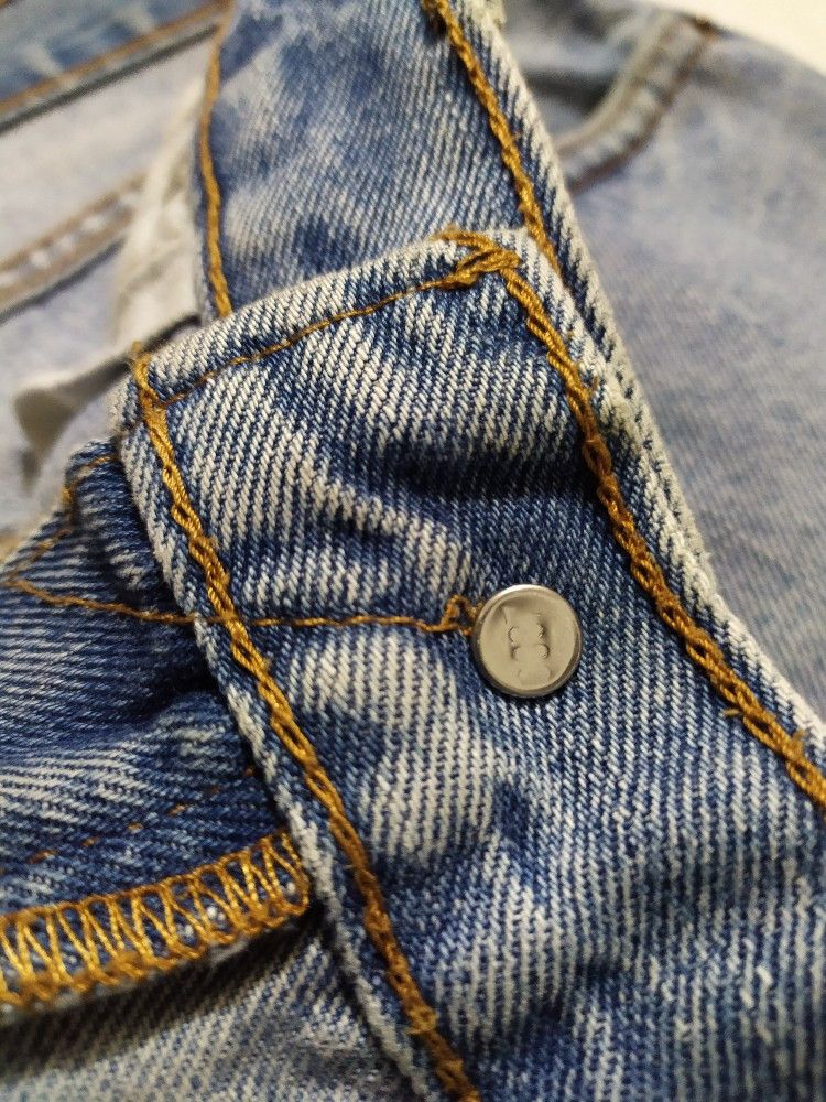 Levi's × Vintage Vintage Levis 504 Stone washed Classic cut denim jeans Size US 32 / EU 48 - 6 Thumbnail
