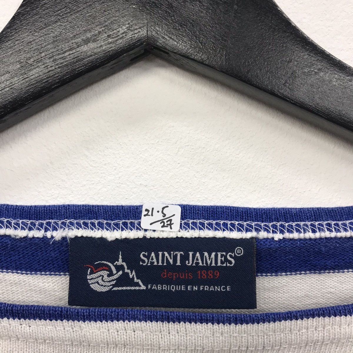 Saint James *Rare!! Saint James Stripe Tee Size US L / EU 52-54 / 3 - 11 Thumbnail