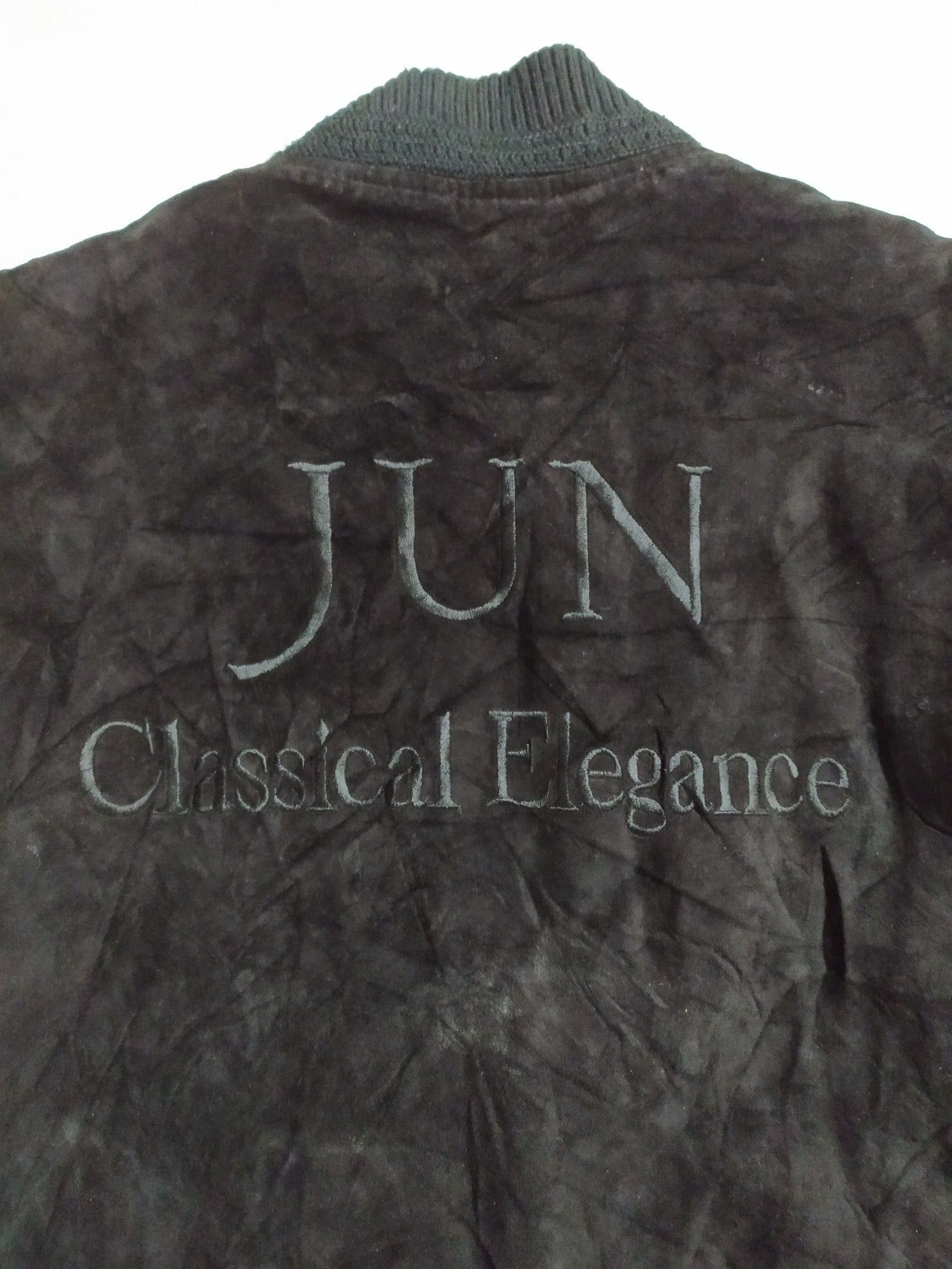 Japanese Brand 🔥Jun Men Japan Suede Bomber Jacket Size US M / EU 48-50 / 2 - 2 Thumbnail