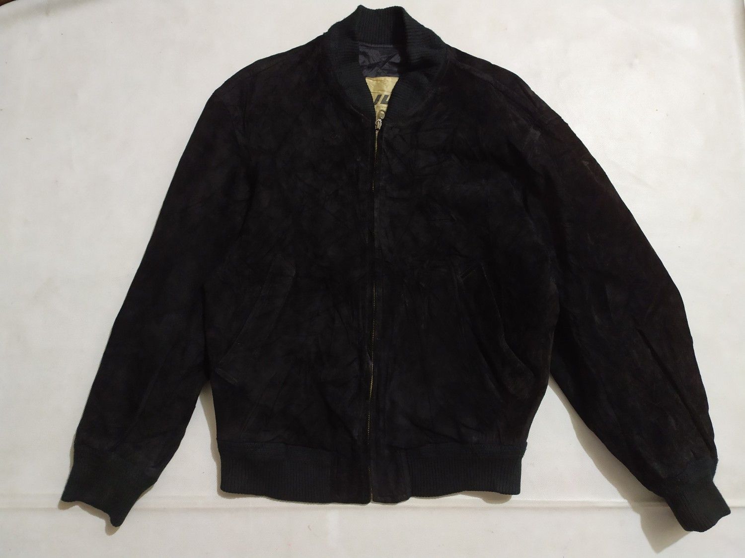 Japanese Brand 🔥Jun Men Japan Suede Bomber Jacket Size US M / EU 48-50 / 2 - 3 Thumbnail