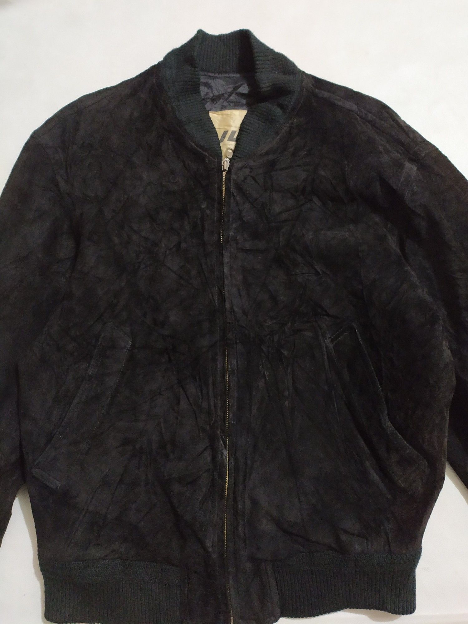 Japanese Brand 🔥Jun Men Japan Suede Bomber Jacket Size US M / EU 48-50 / 2 - 4 Thumbnail